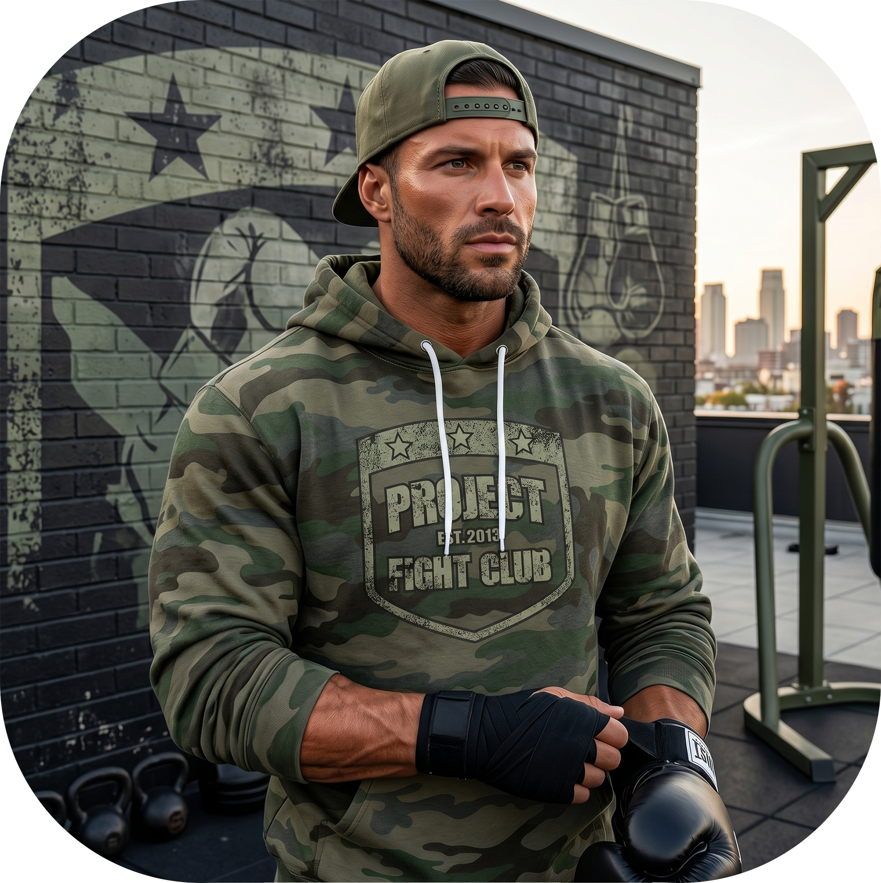 ARMY CAMO LIGHTWEIGHT HOODIE - HONOR SOLDIERS & VETERANS