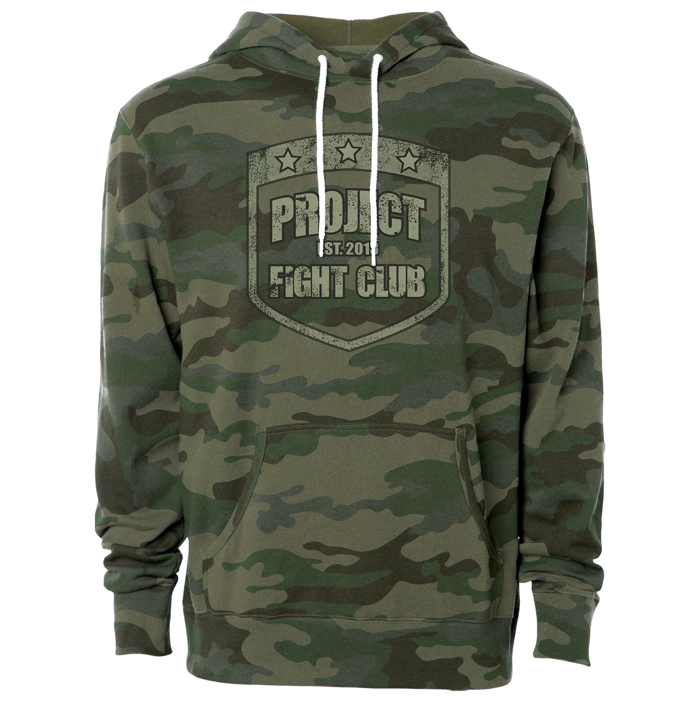 ARMY CAMO LIGHTWEIGHT HOODIE - HONOR SOLDIERS & VETERANS