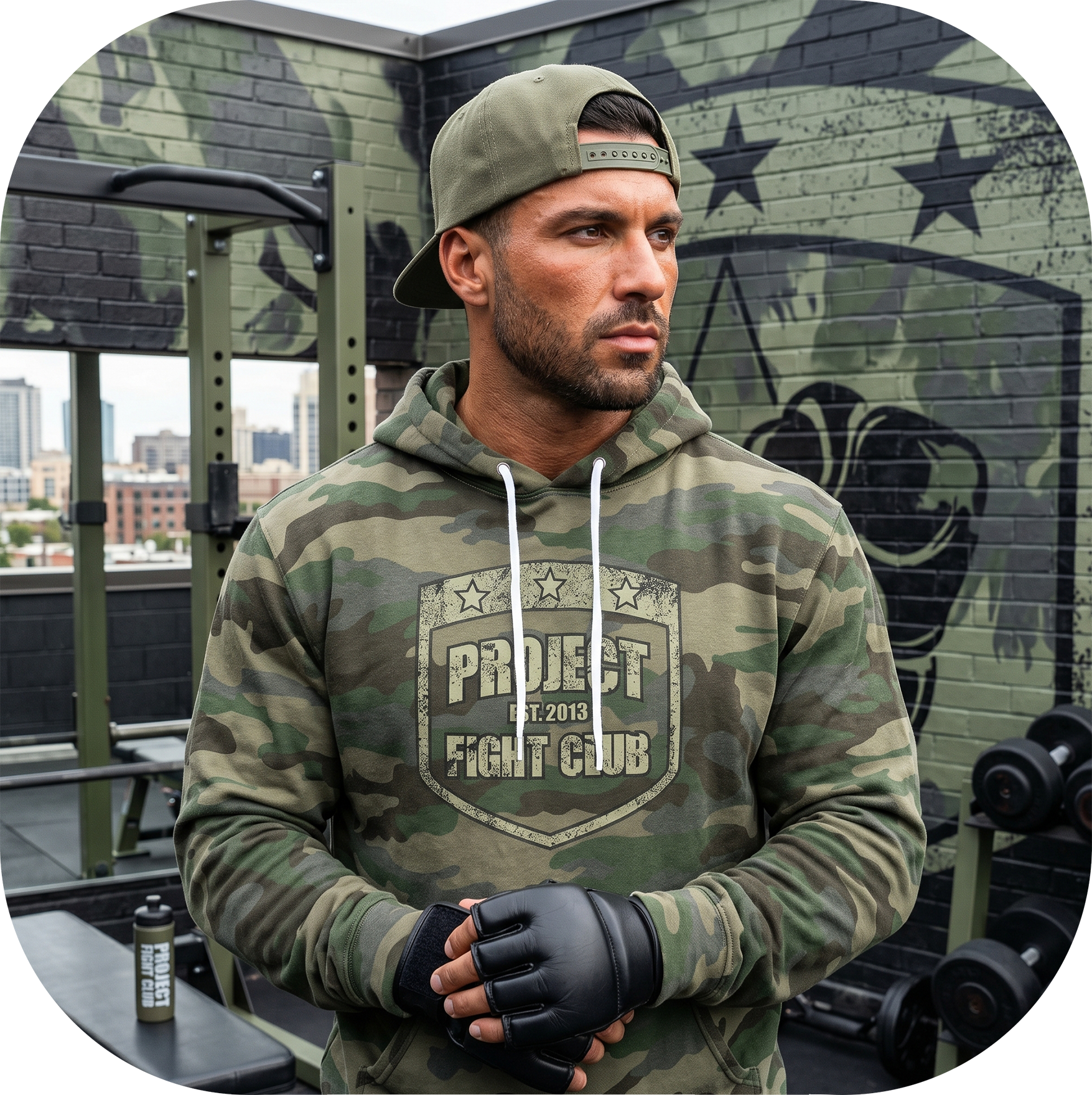 ARMY CAMO LIGHTWEIGHT HOODIE - HONOR SOLDIERS & VETERANS
