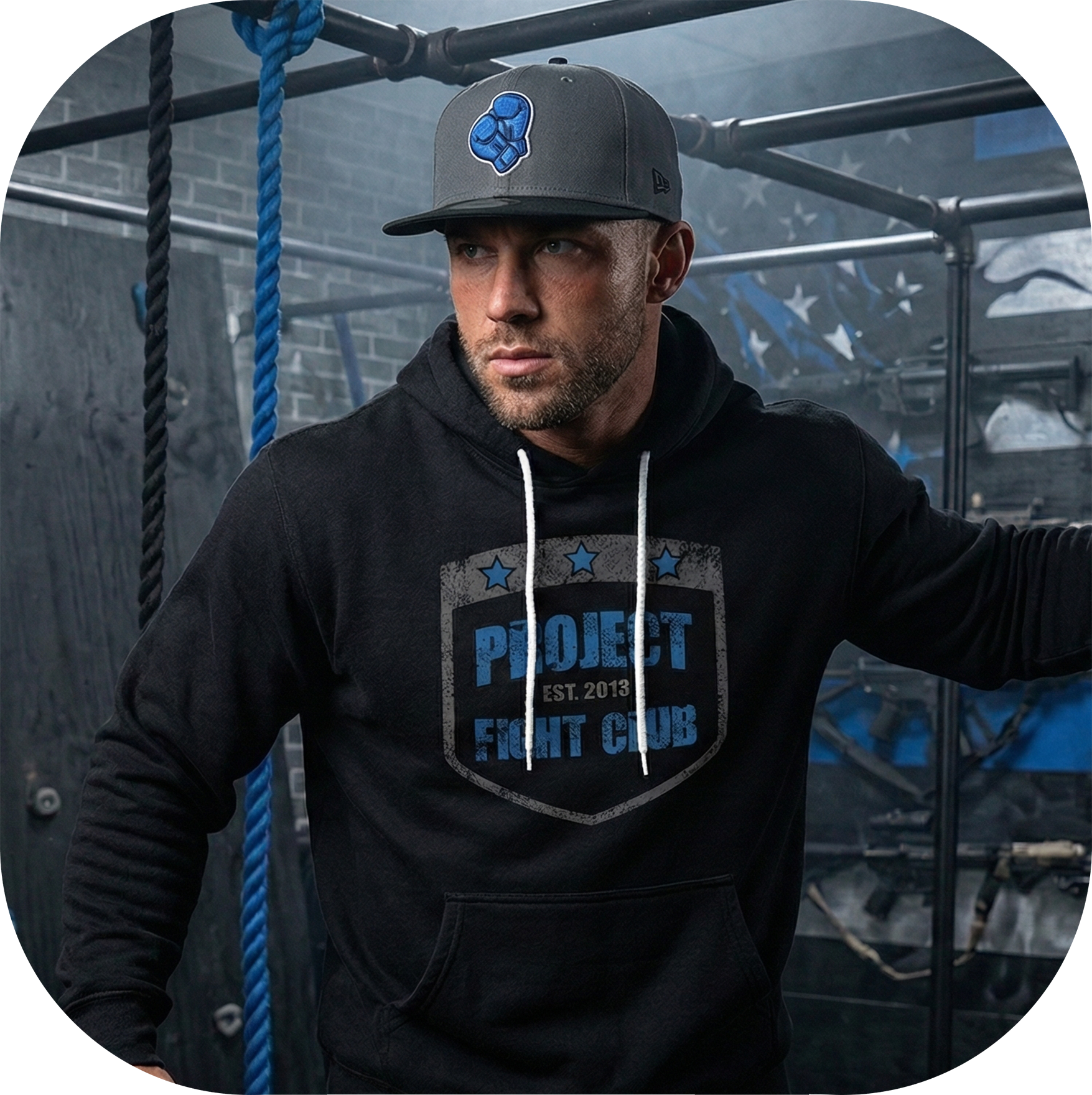 BLACK LIGHTWEIGHT HOODIE #2 - SUPPORT POLICE