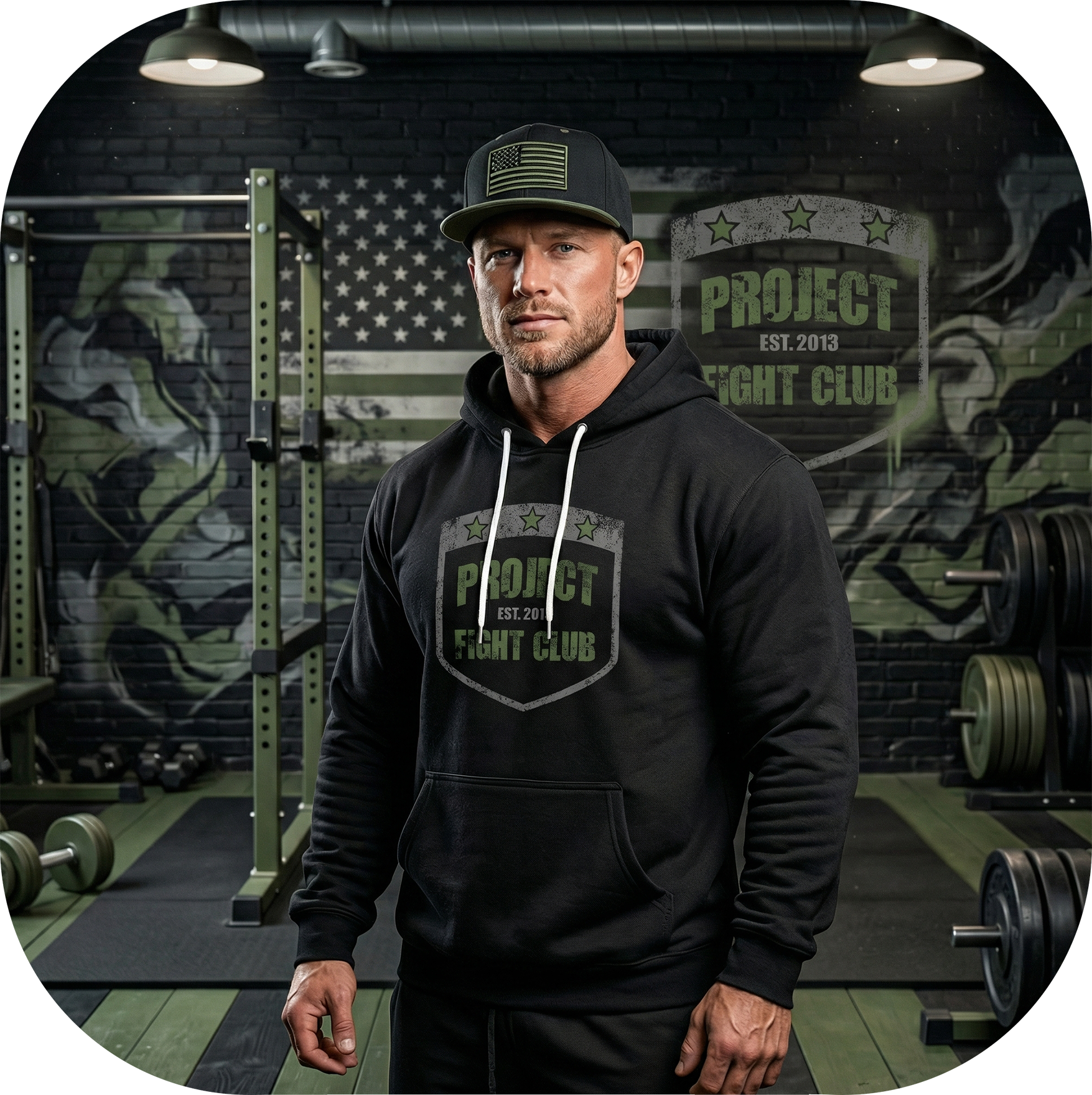 BLACK LIGHTWEIGHT HOODIE - HONOR SOLDIERS & VETERANS