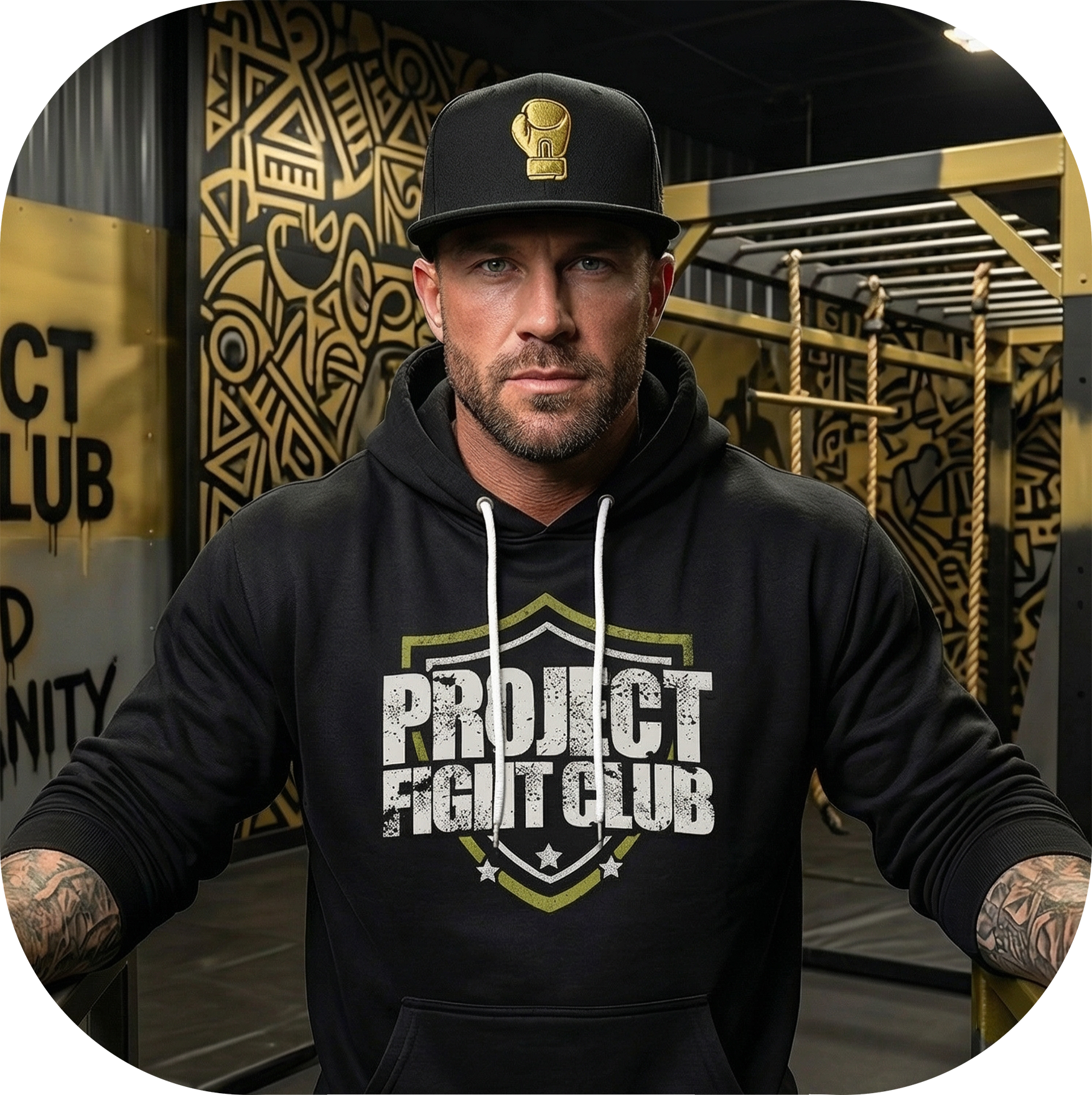BLACK LIGHTWEIGHT HOODIE #3 - SPREAD CHRISTIANITY