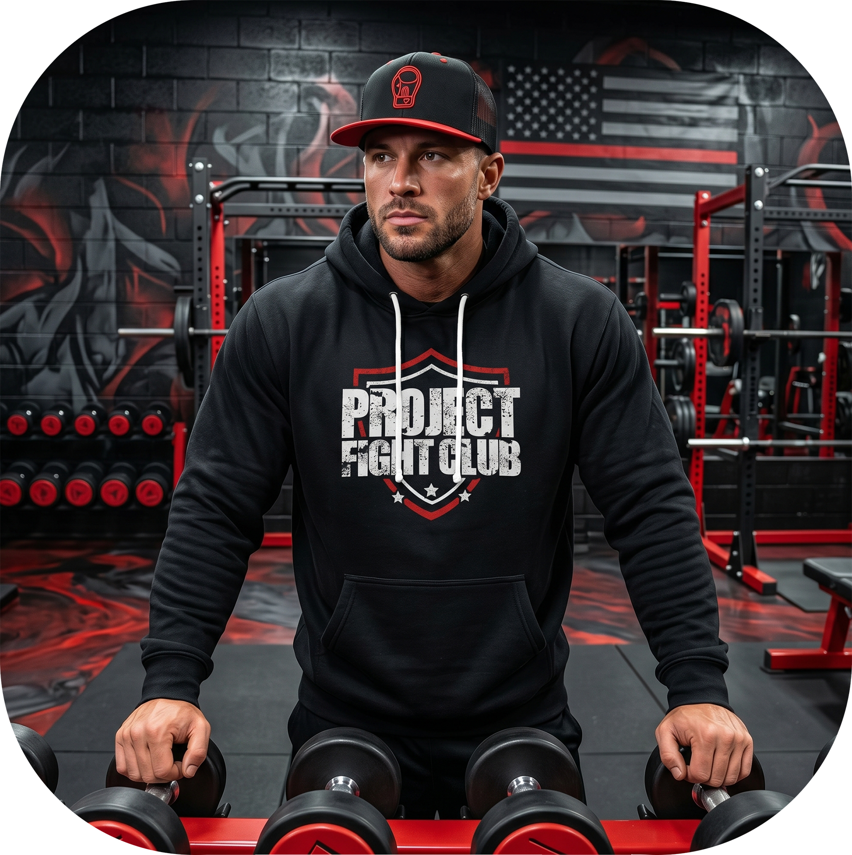 BLACK LIGHTWEIGHT HOODIE 3 - HONOR FIREFIGHTERS & EMTs