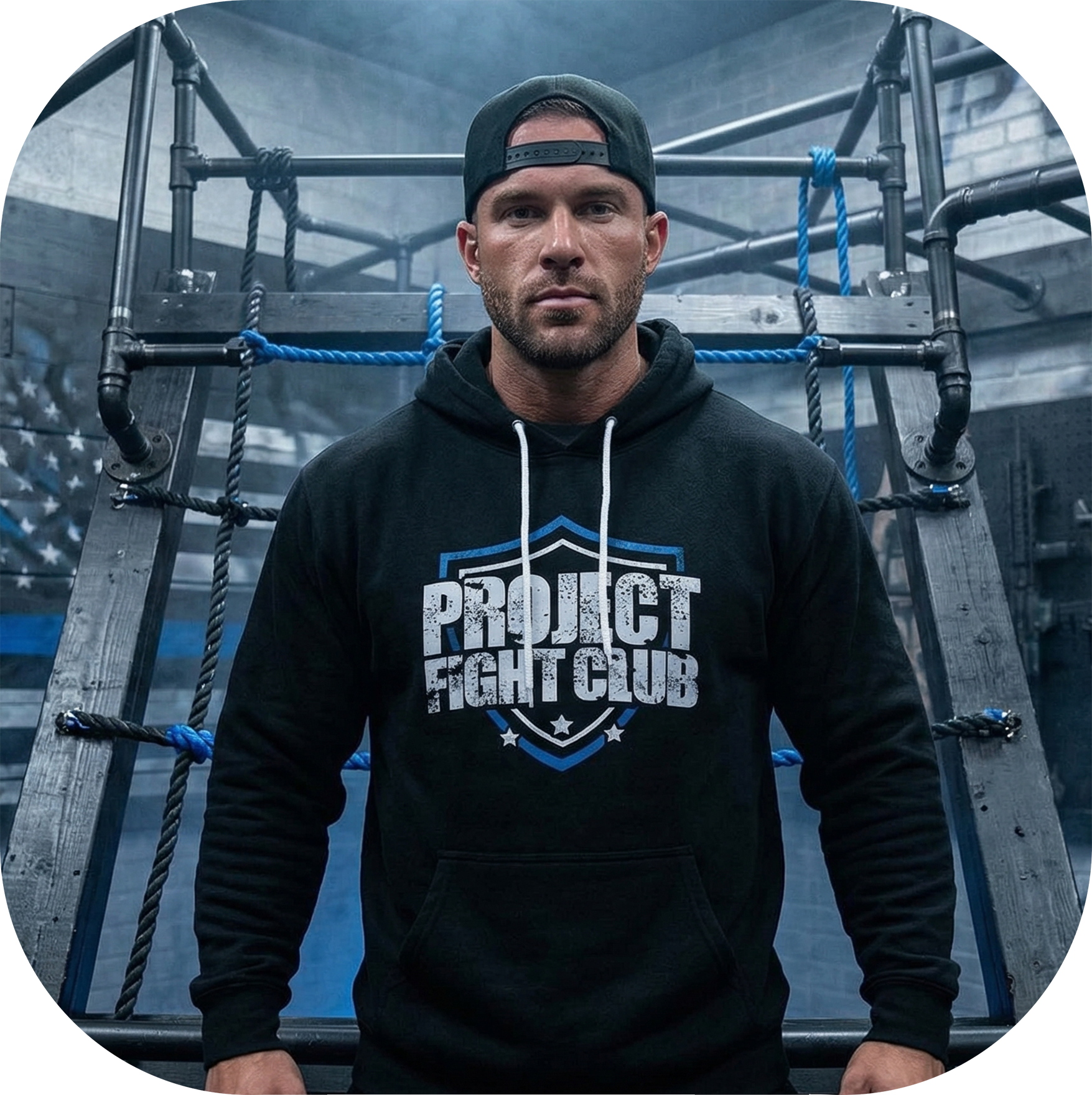 BLACK LIGHTWEIGHT HOODIE #3 - SUPPORT POLICE