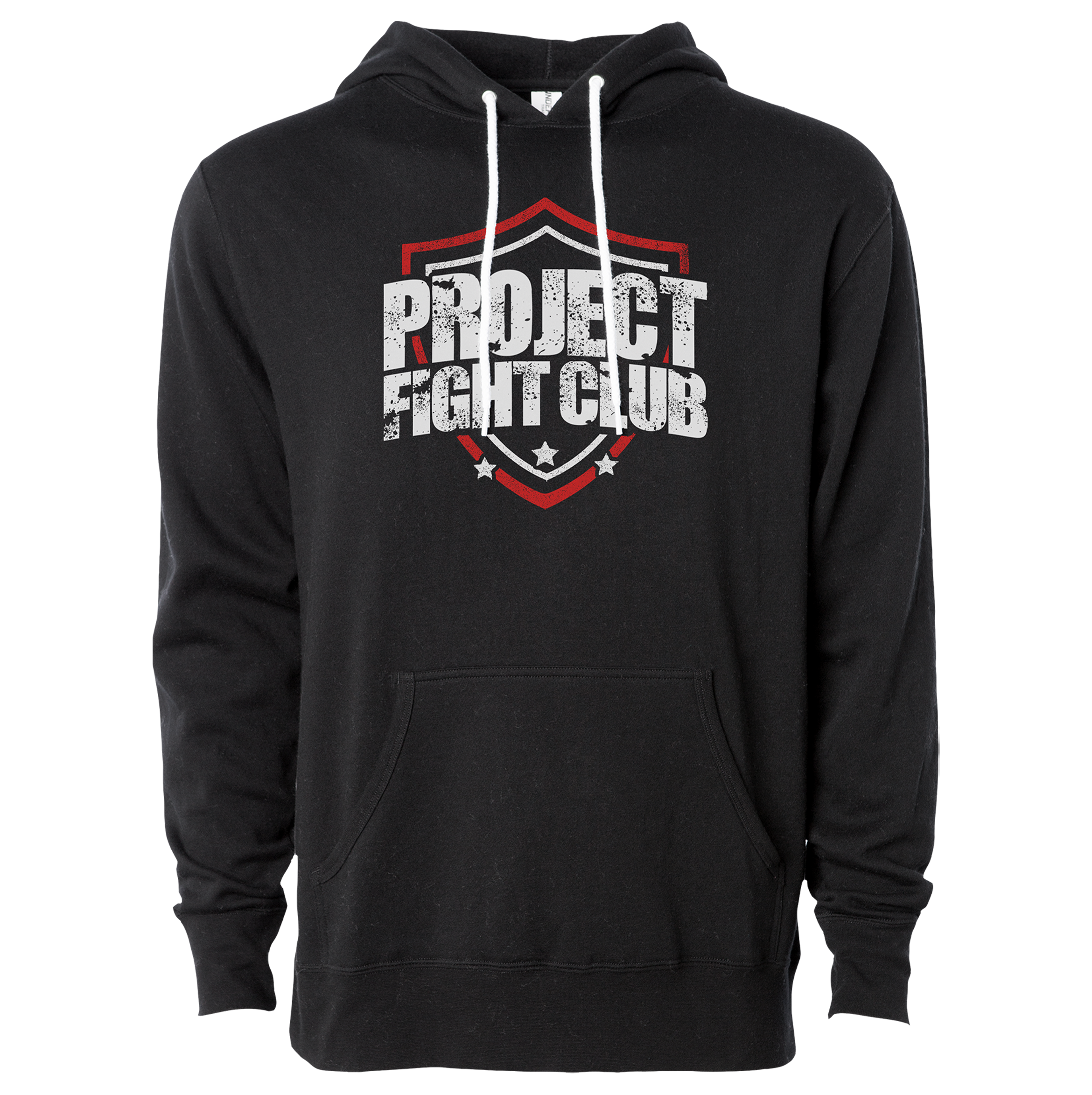BLACK LIGHTWEIGHT HOODIE 3 - HONOR FIREFIGHTERS & EMTs