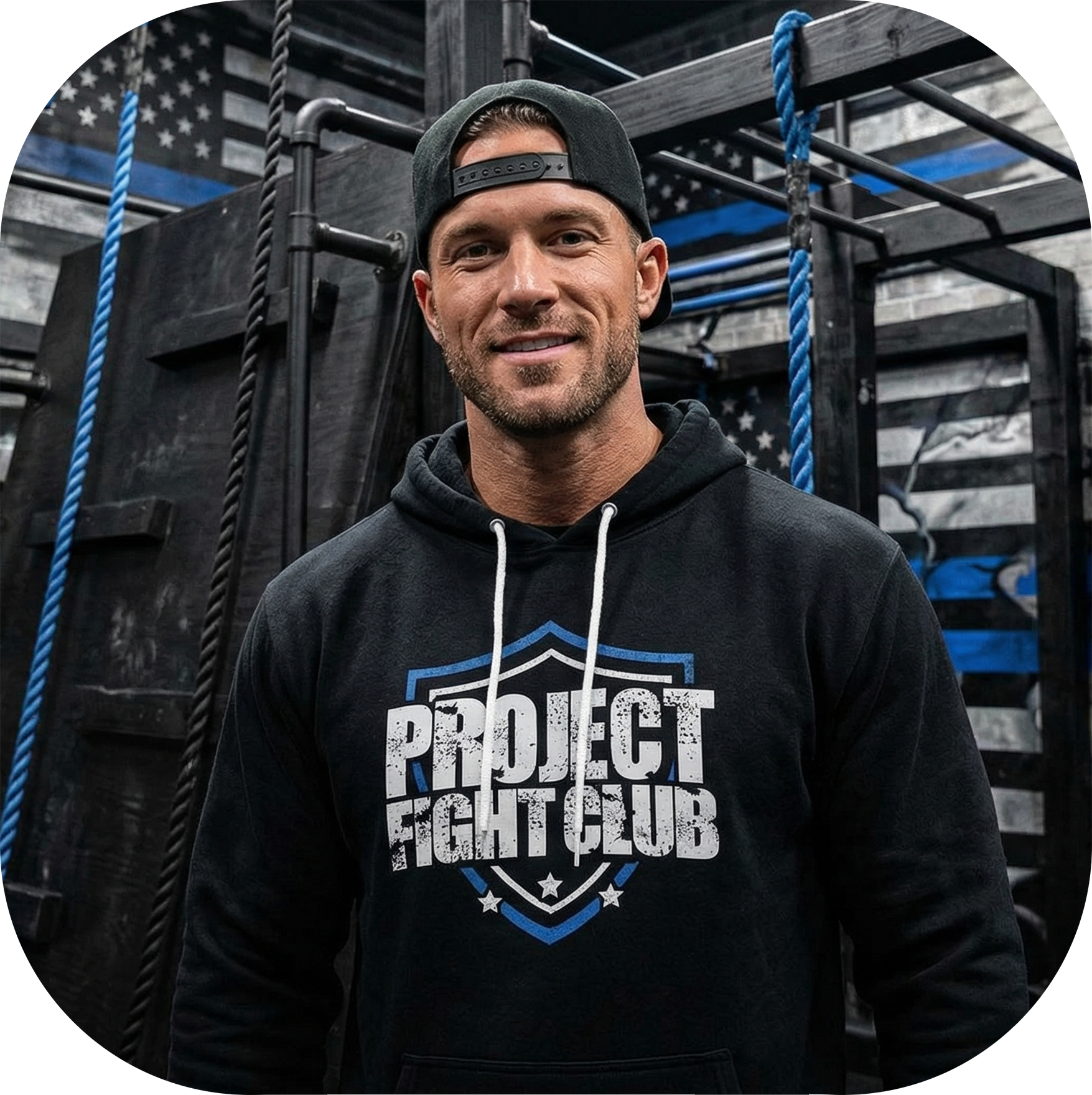 BLACK LIGHTWEIGHT HOODIE #3 - SUPPORT POLICE