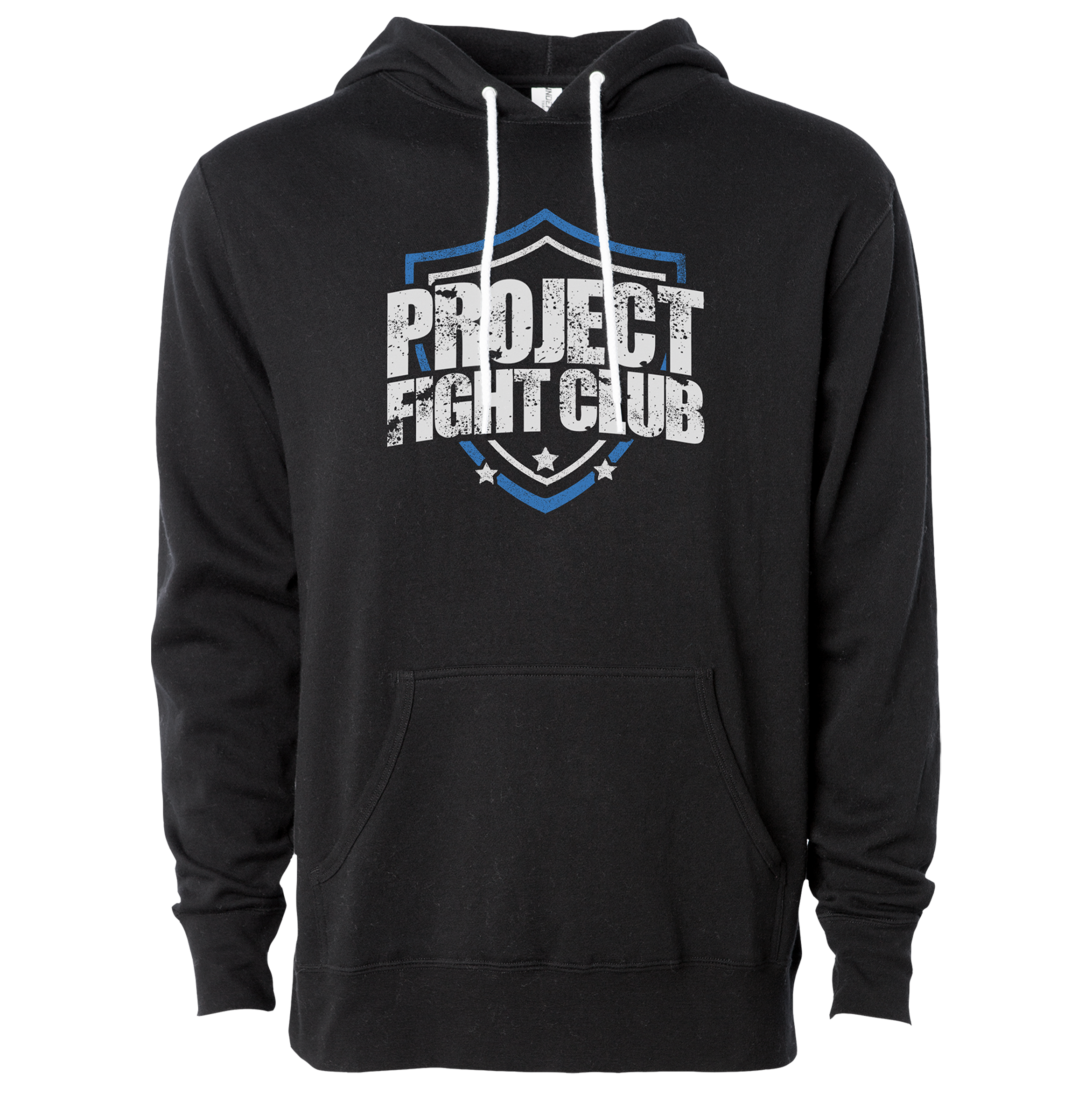BLACK LIGHTWEIGHT HOODIE #3 - SUPPORT POLICE