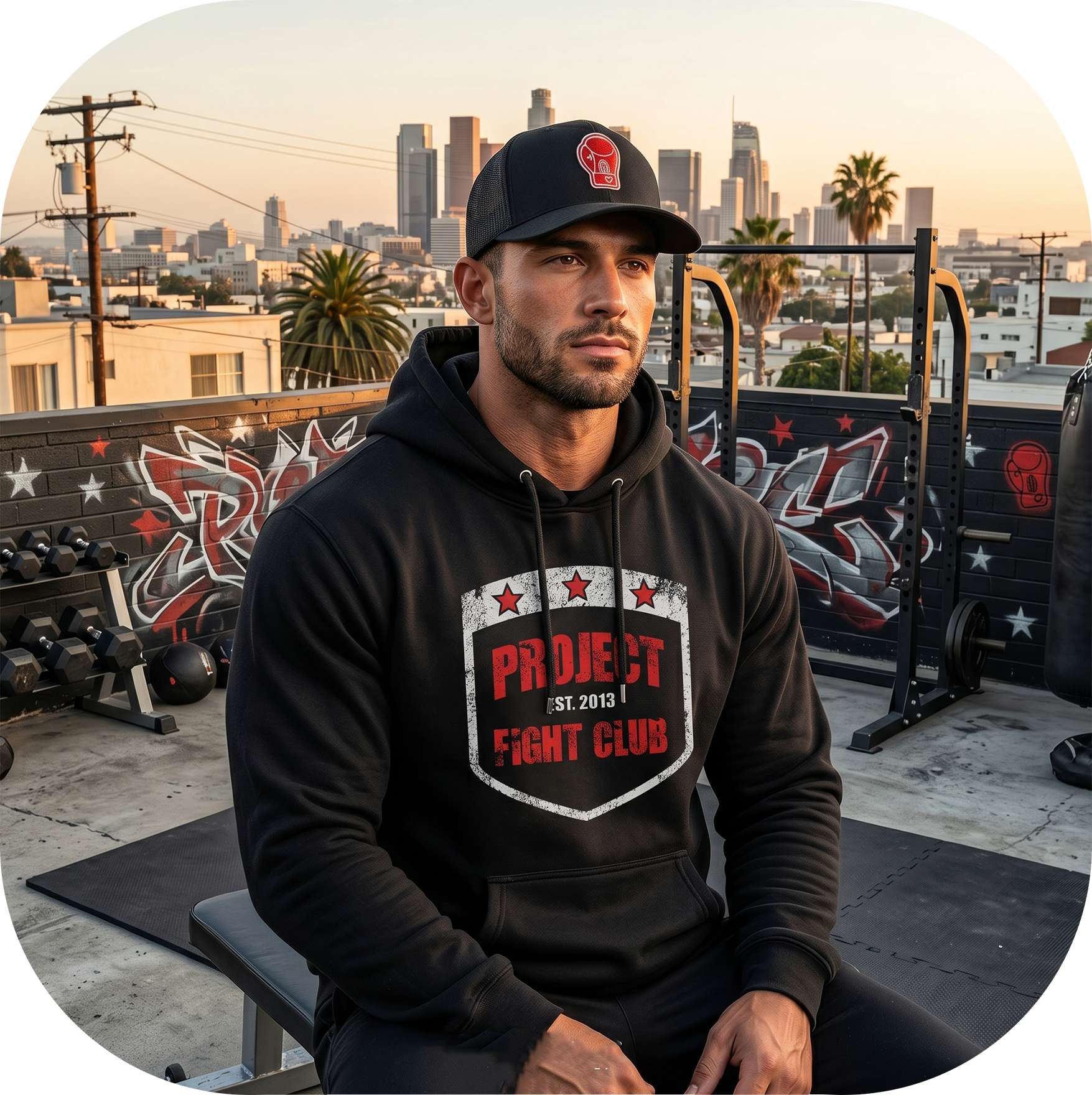 BLACK LIGHTWEIGHT HOODIE - HONOR FIREFIGHTERS & EMTs