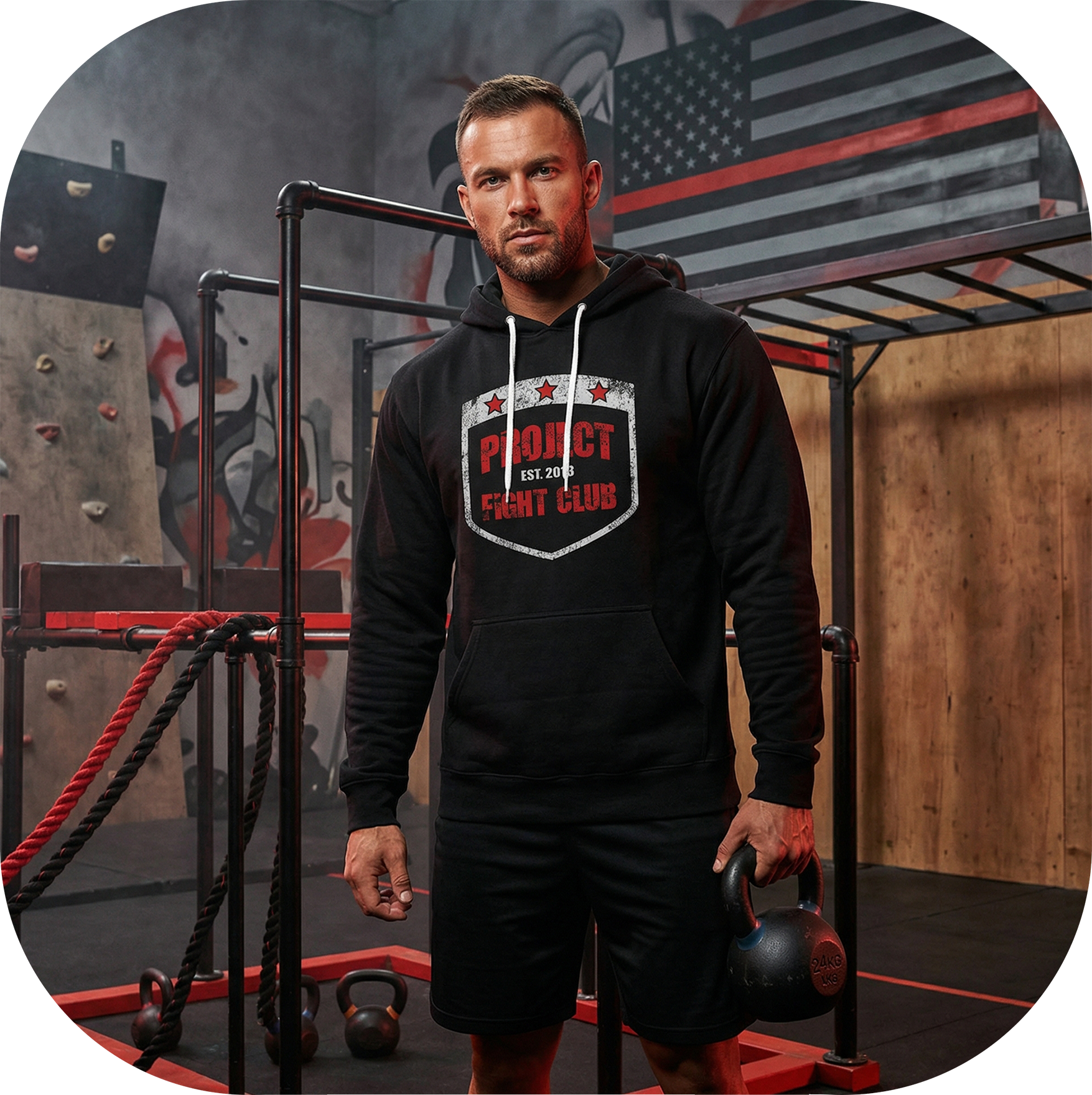 BLACK LIGHTWEIGHT HOODIE - HONOR FIREFIGHTERS & EMTs
