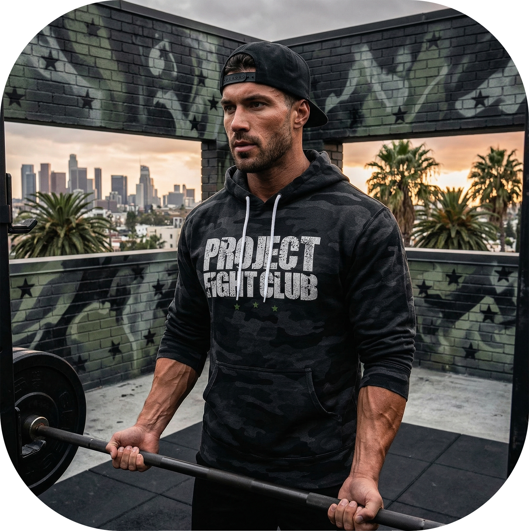 BLACK CAMO LIGHTWEIGHT HOODIE - HONOR SOLDIERS & VETERANS