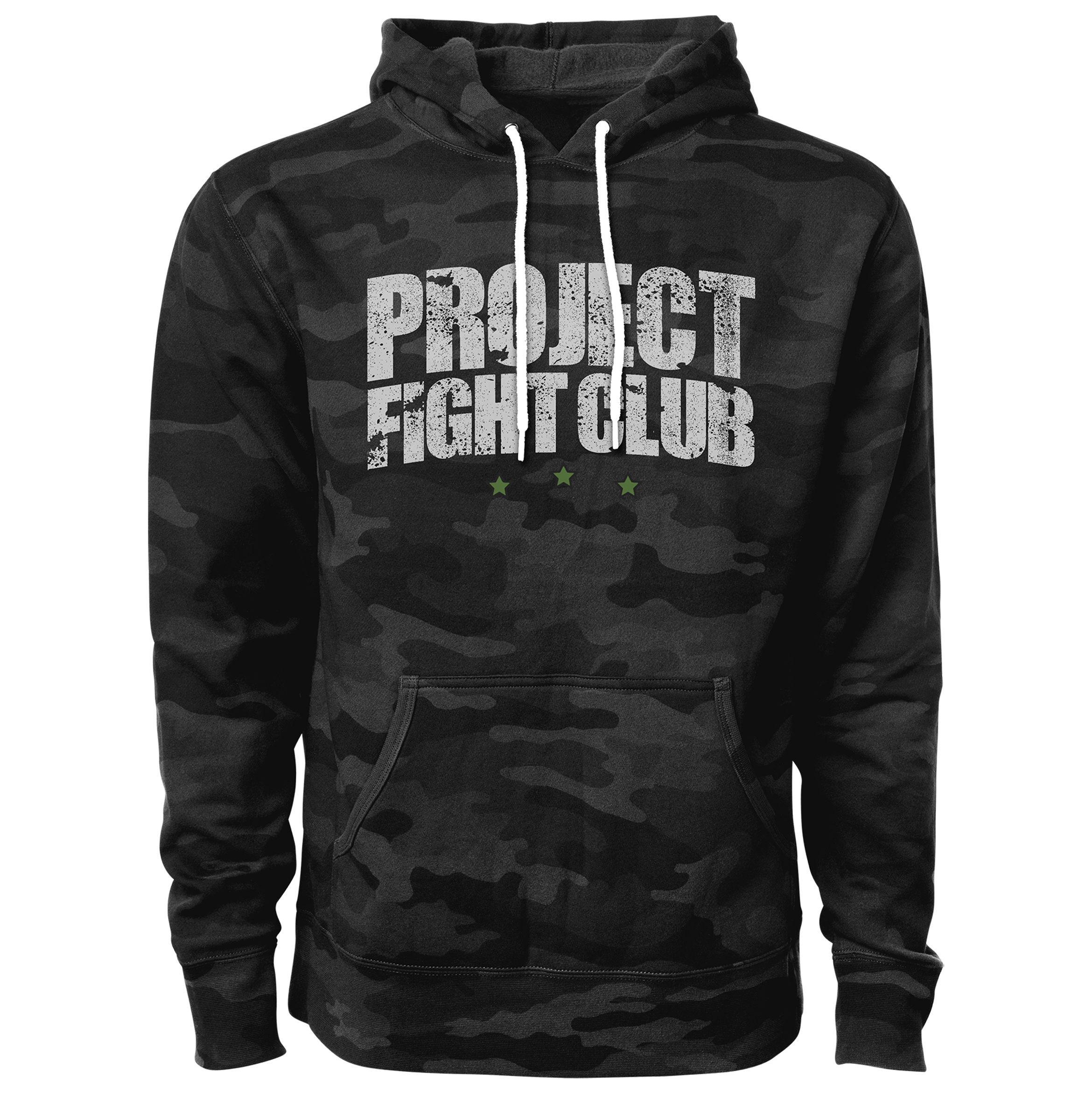 BLACK CAMO LIGHTWEIGHT HOODIE - HONOR SOLDIERS & VETERANS