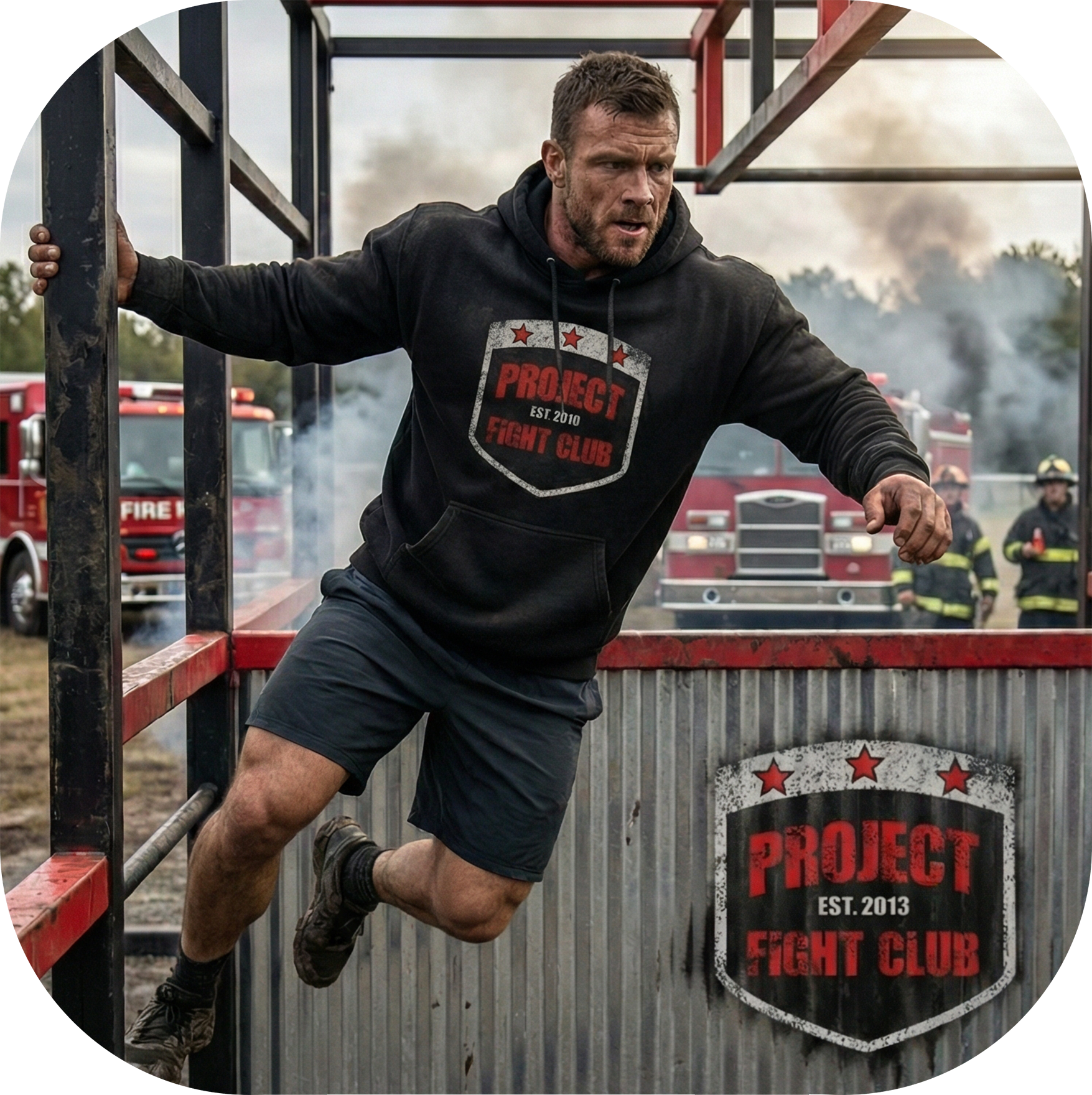 BLACK LIGHTWEIGHT HOODIE - HONOR FIREFIGHTERS & EMTs