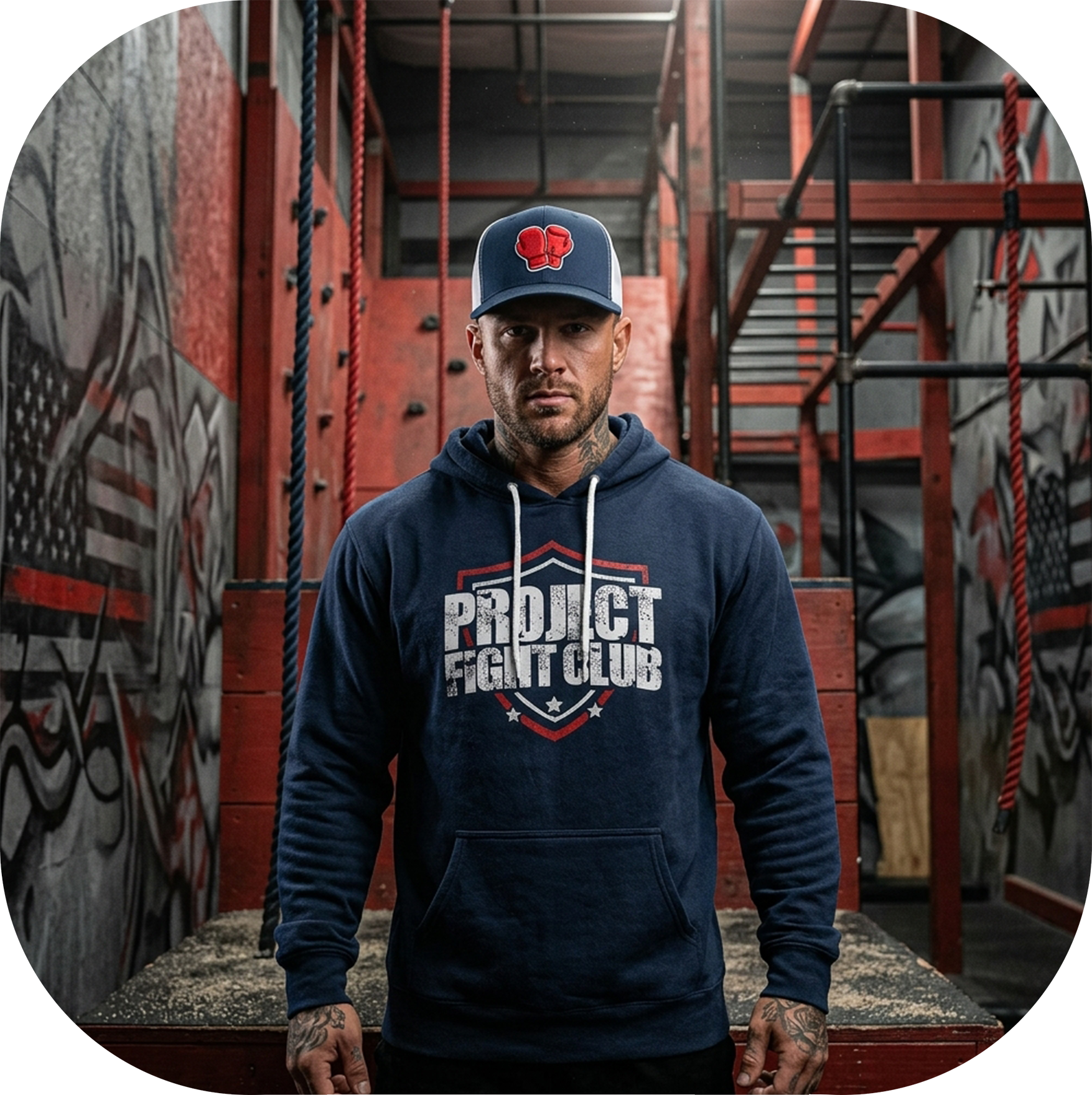 NAVY LIGHTWEIGHT HOODIE - HONOR FIREFIGHTERS & EMTs