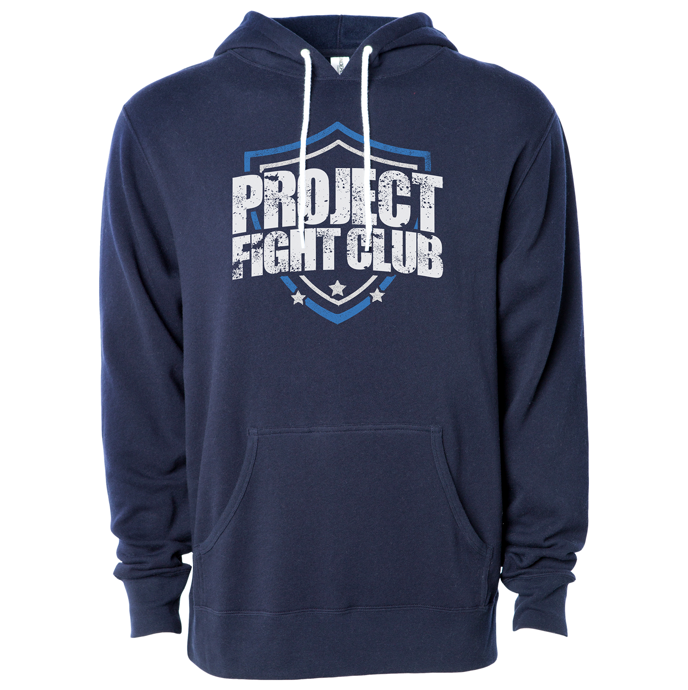NAVY LIGHTWEIGHT HOODIE - SUPPORT POLICE