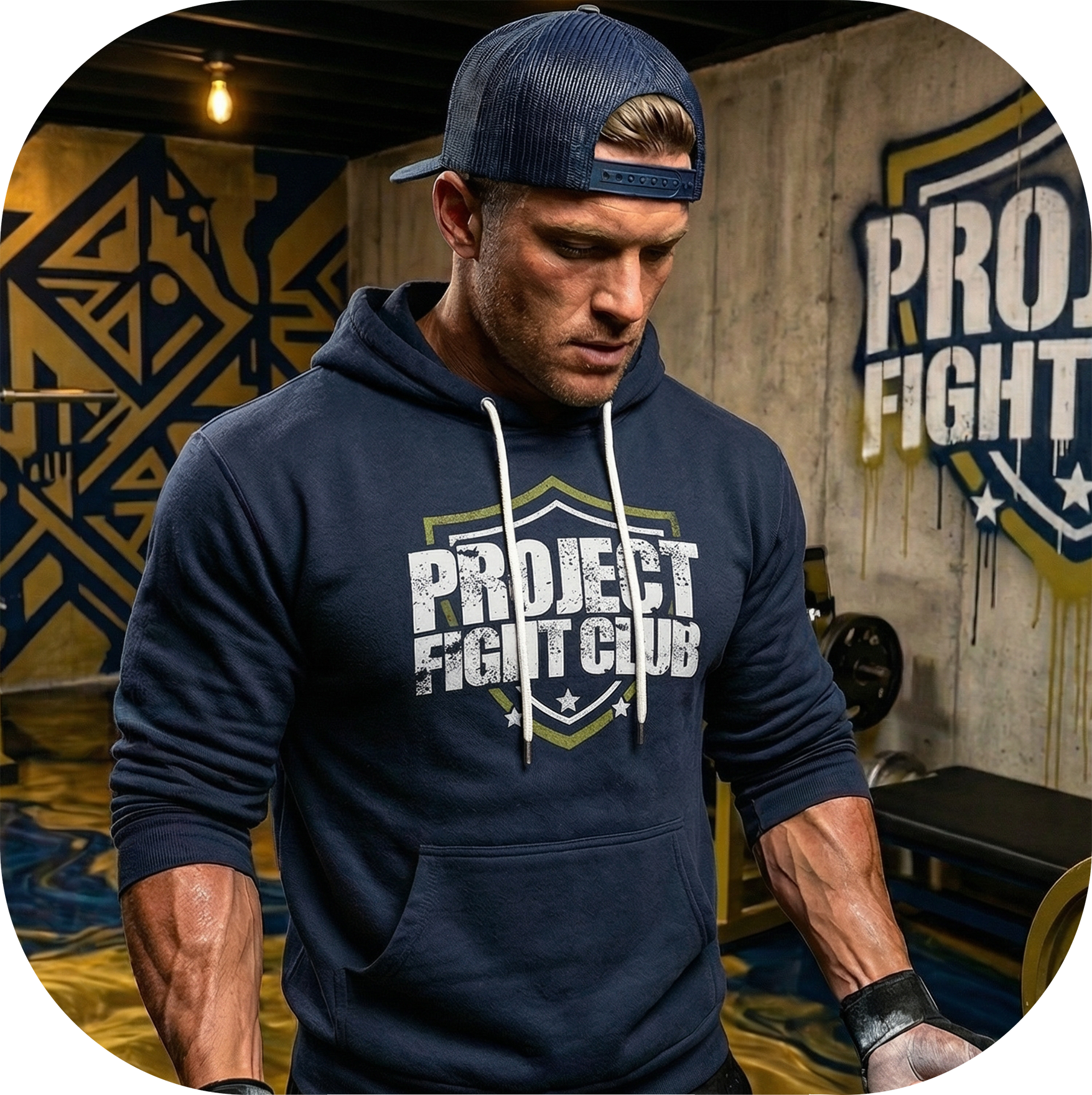 NAVY LIGHTWEIGHT HOODIE - SPREAD CHRISTIANITY