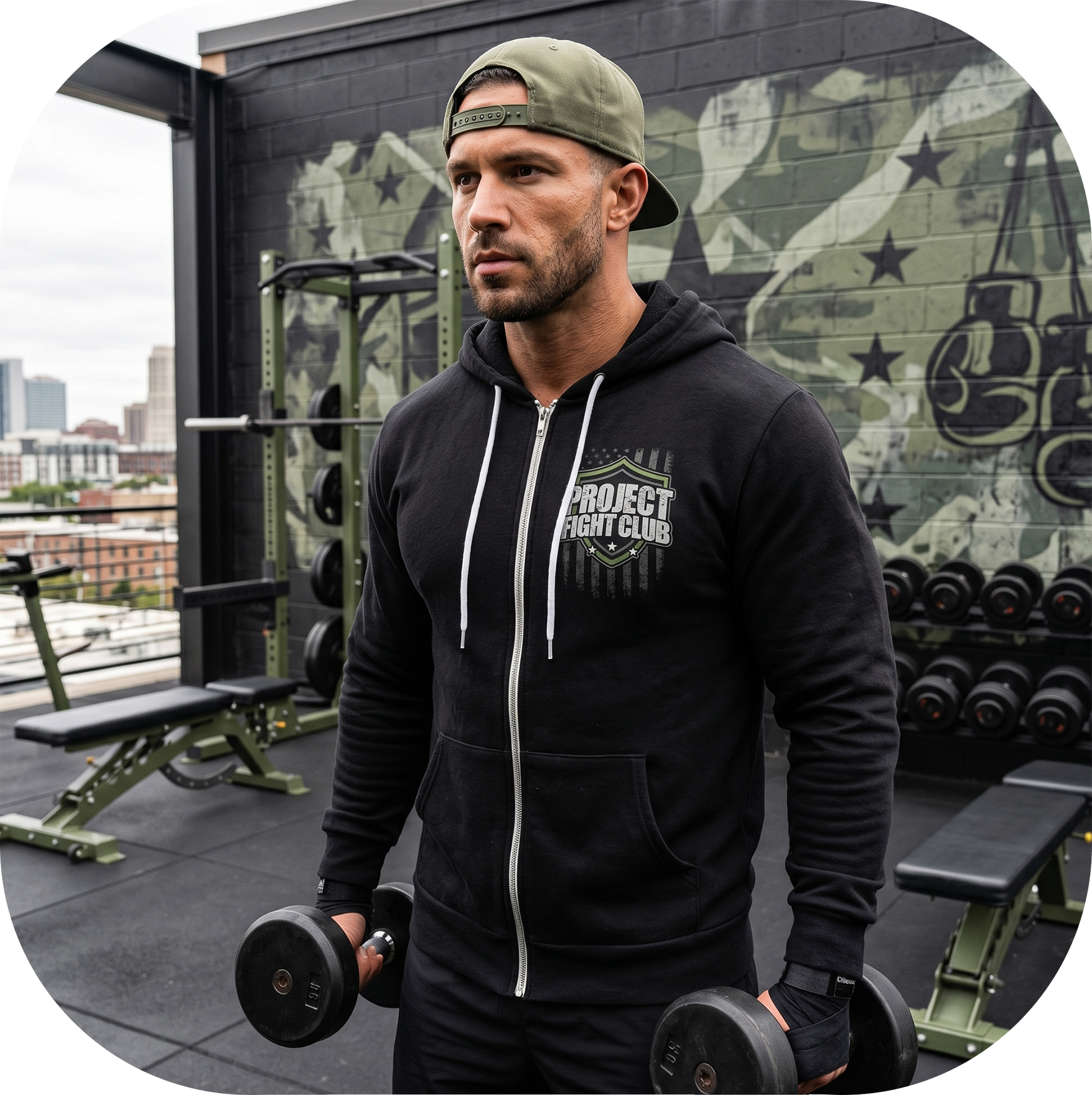 BLACK LIGHTWEIGHT ZIP HOODIE - HONOR SOLDIERS & VETERANS