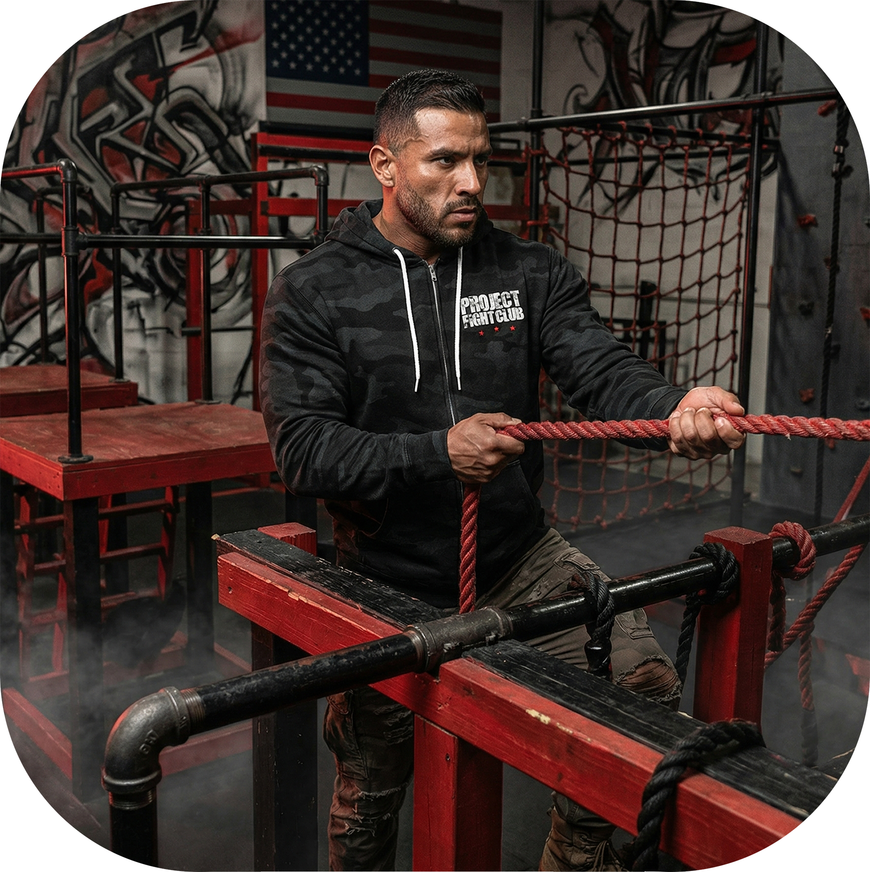 BLACK CAMO LIGHTWEIGHT ZIP HOODIE - HONOR FIREFIGHTERS & EMTs