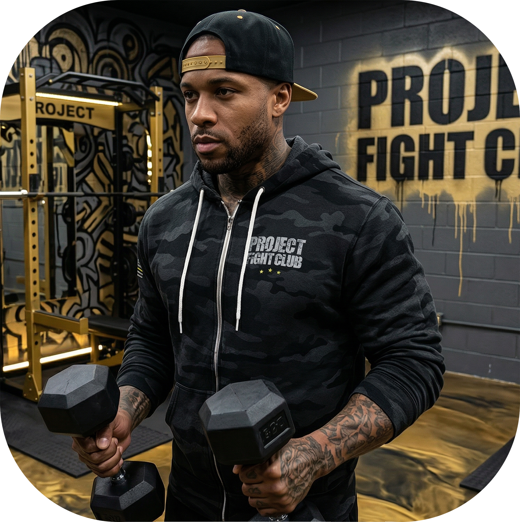 BLACK CAMO LIGHTWEIGHT ZIP HOODIE - SPREAD CHRISTIANITY