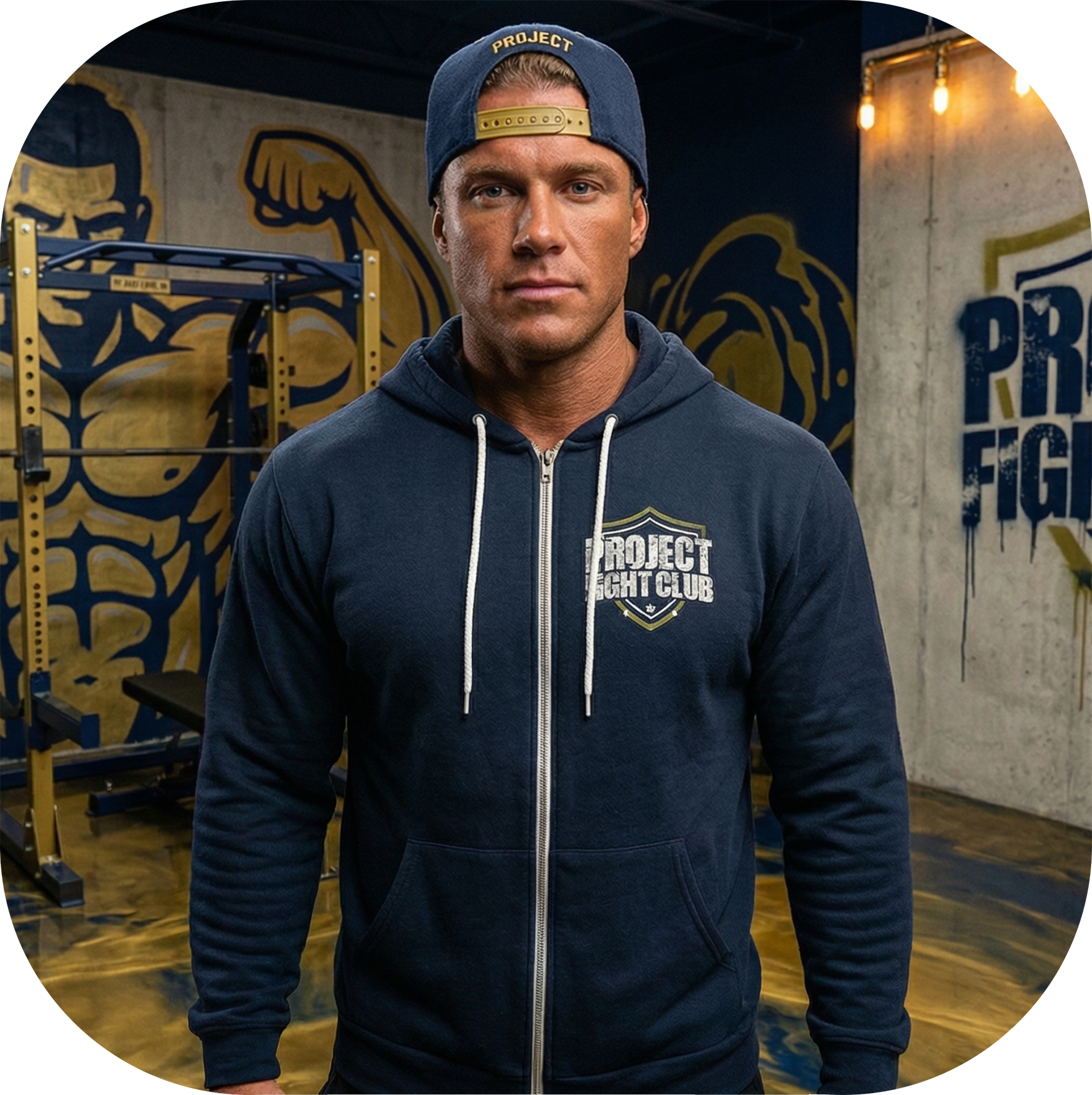 NAVY LIGHTWEIGHT ZIP HOODIE - SPREAD CHRISTIANITY