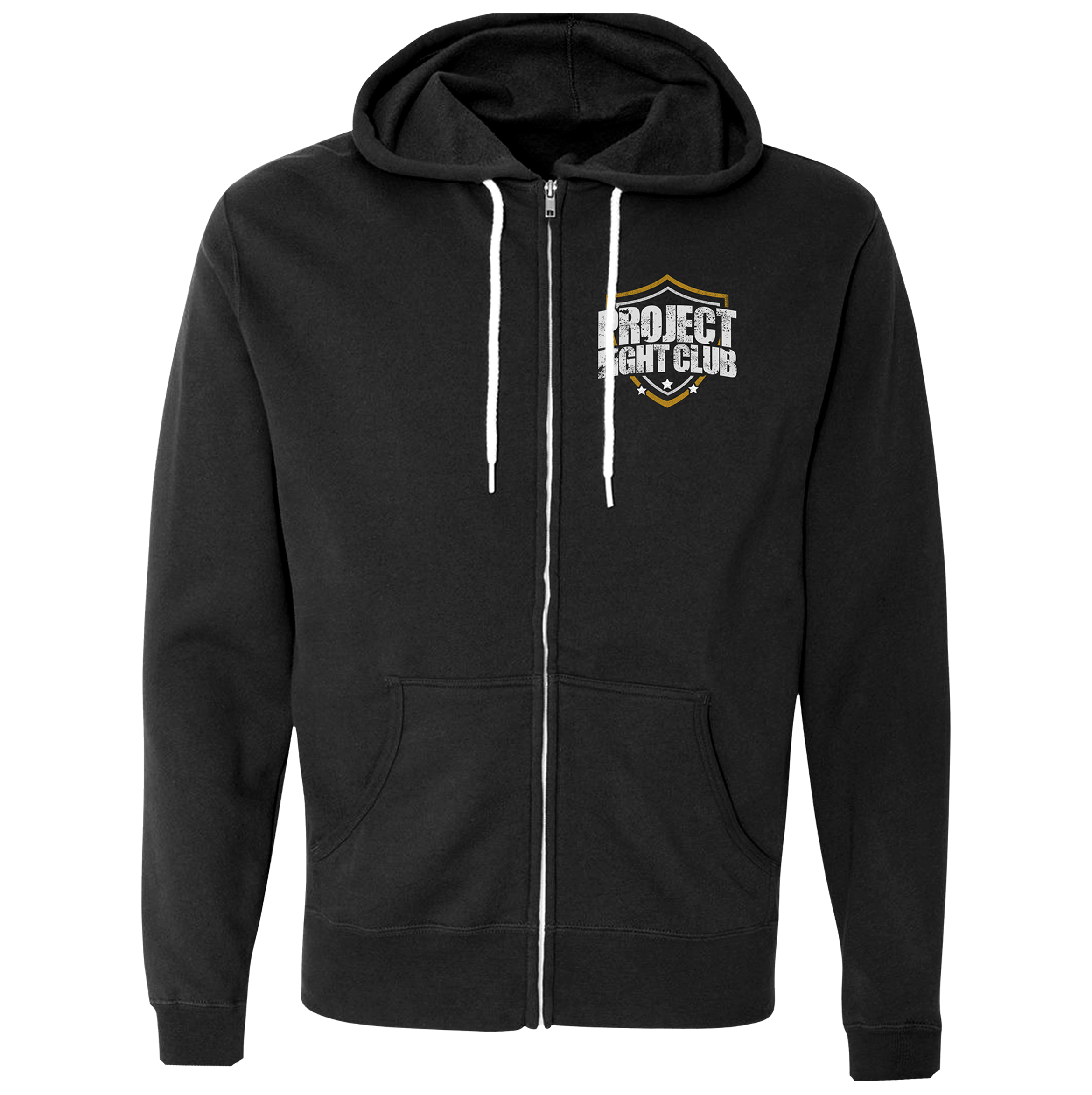 BLACK LIGHTWEIGHT ZIP HOODIE - PROTECT ANIMALS & WILDLIFE