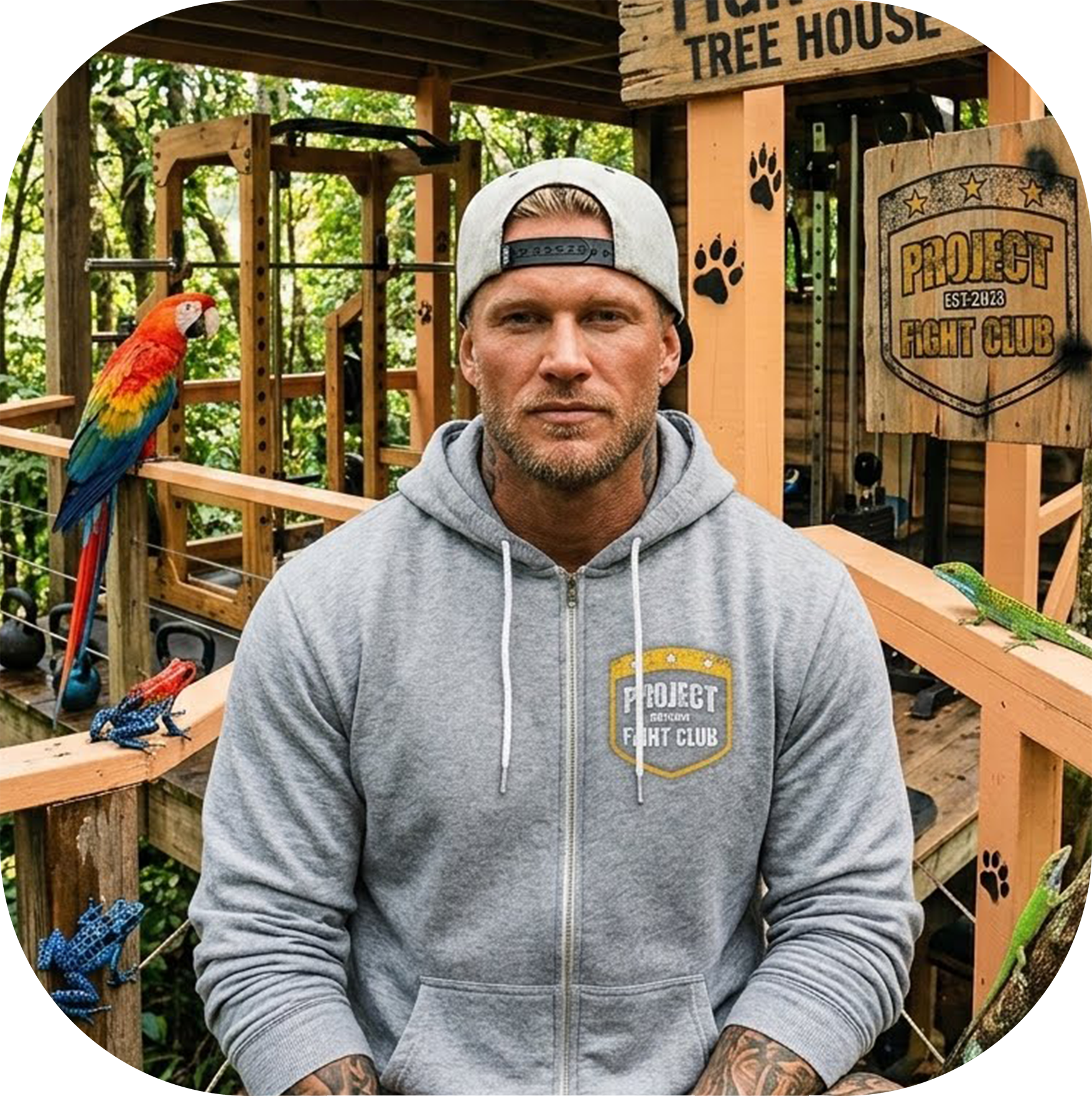 GREY LIGHTWEIGHT ZIP HOODIE - PROTECT ANIMALS & WILDLIFE