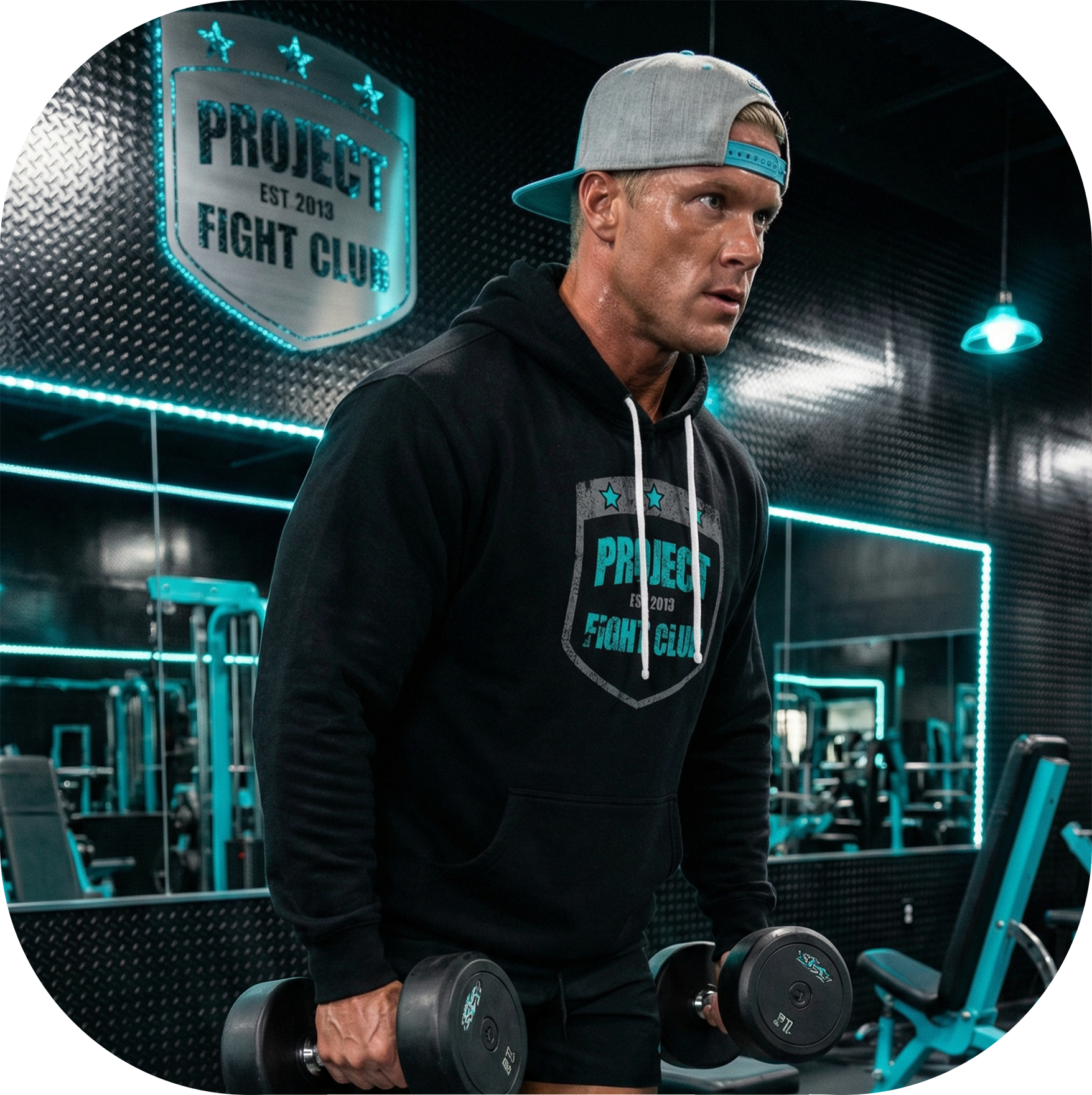 BLACK LIGHTWEIGHT HOODIE #2 - FIGHT ADDICTION