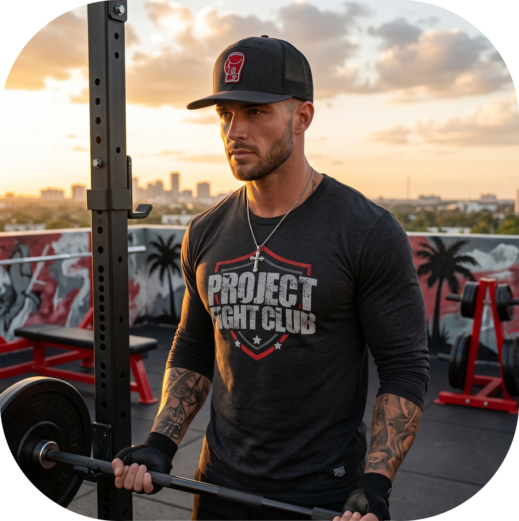 BLACK LONG SLEEVE TEE #2 - HONOR FIREFIGHTERS & EMTs