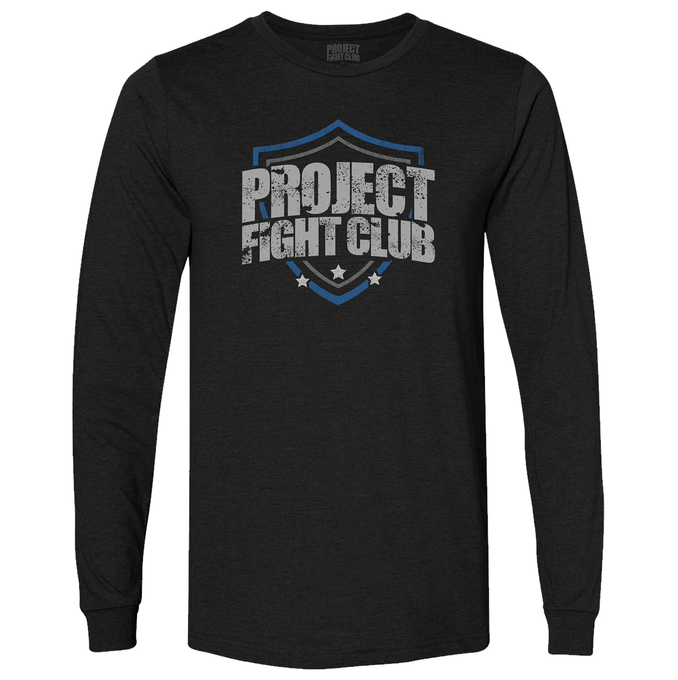 BLACK LONG SLEEVE TEE #2 - SUPPORT POLICE