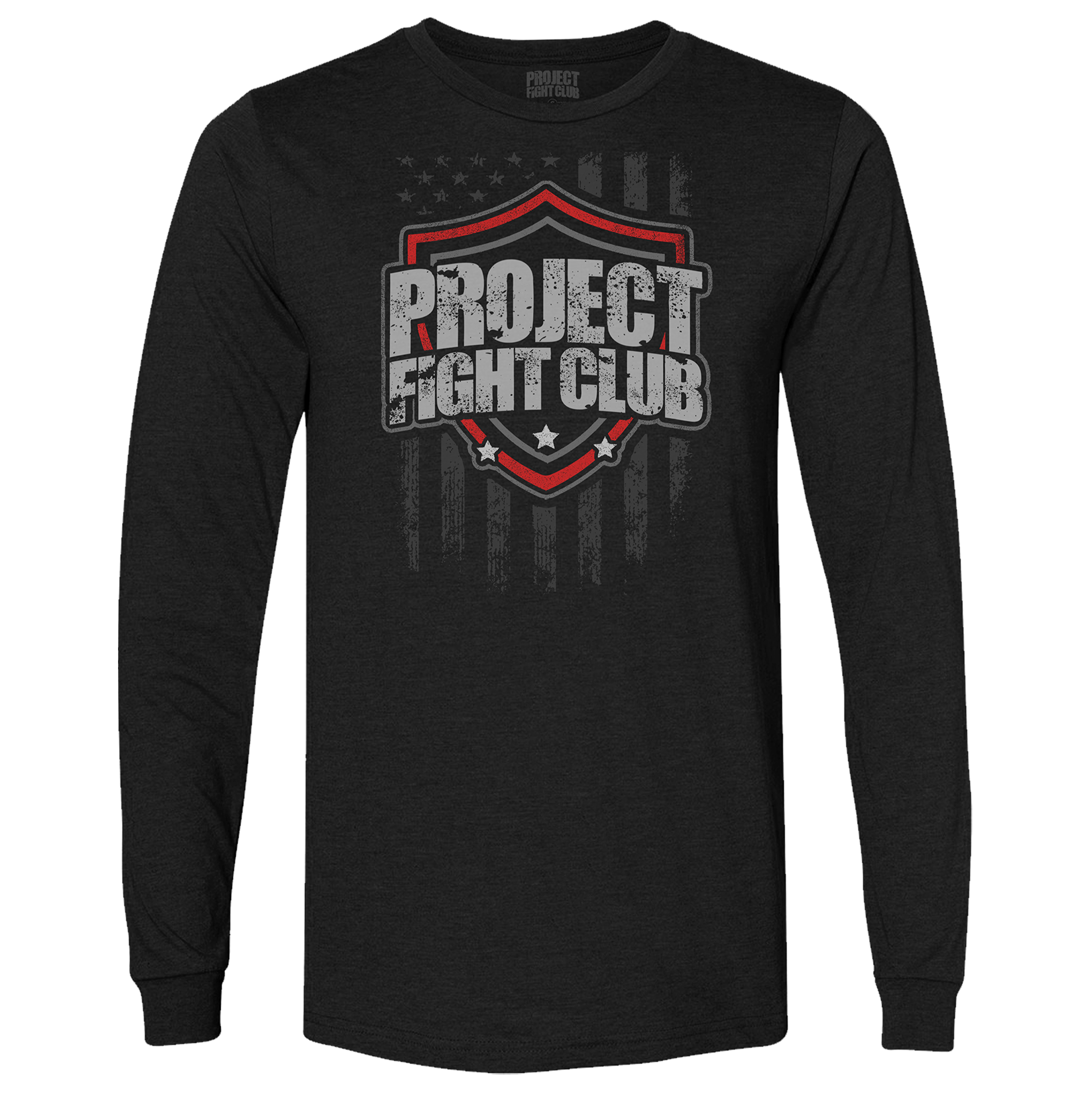 BLACK LONG SLEEVE TEE #3 - HONOR FIREFIGHTERS & EMTs