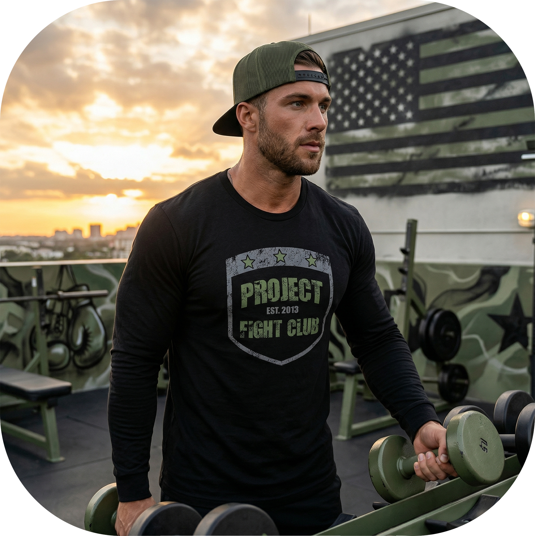 BLACK LONG SLEEVE SHIRT 4- HONOR SOLDIERS & VETERANS