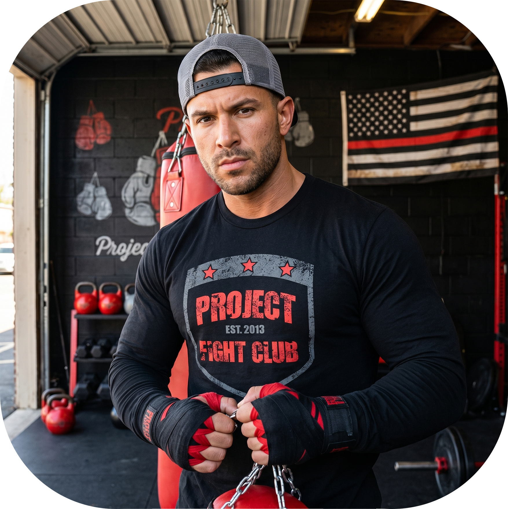 BLACK LONG SLEEVE TEE #4 - HONOR FIREFIGHTERS & EMTs