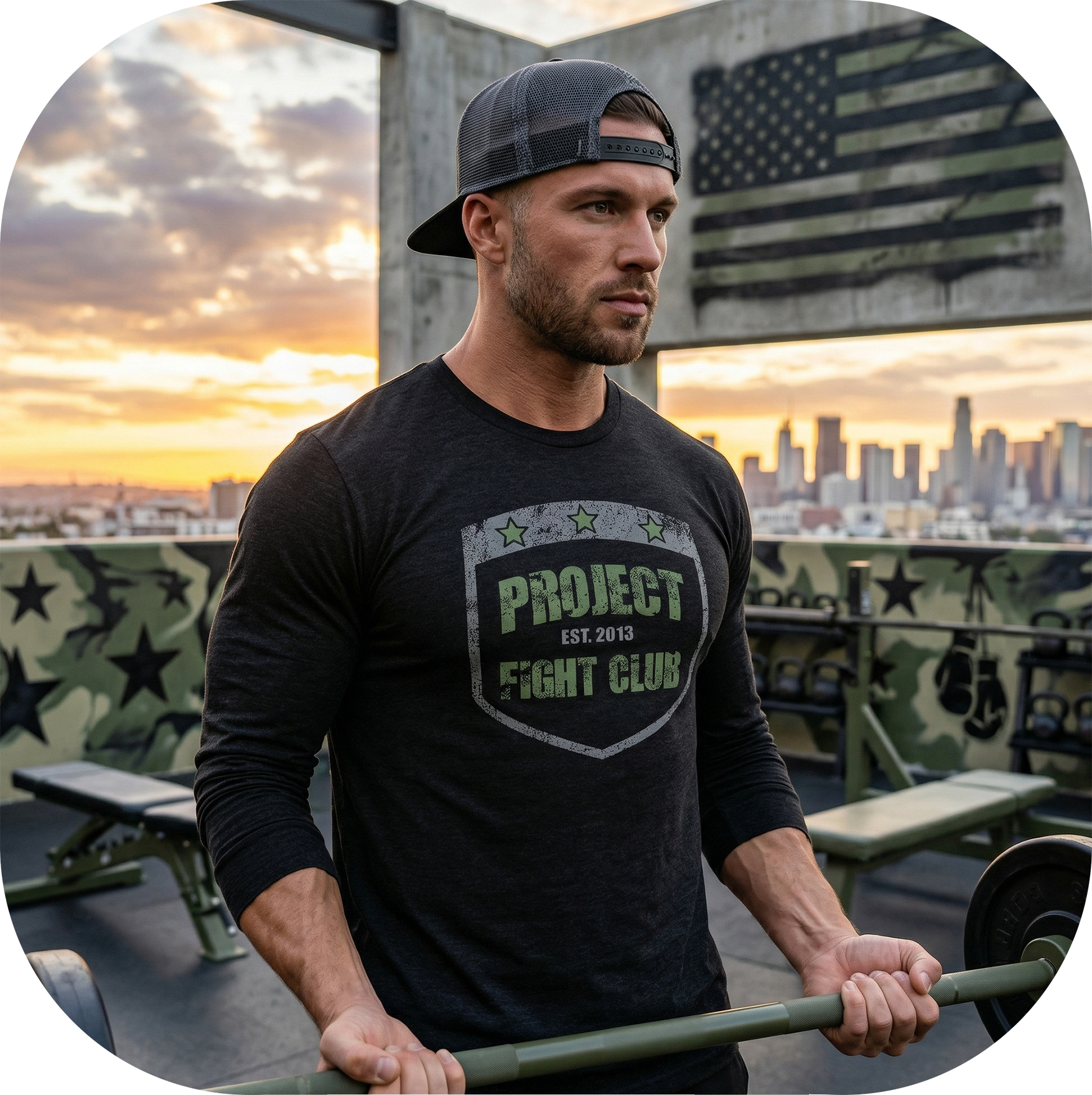 BLACK LONG SLEEVE SHIRT 4- HONOR SOLDIERS & VETERANS