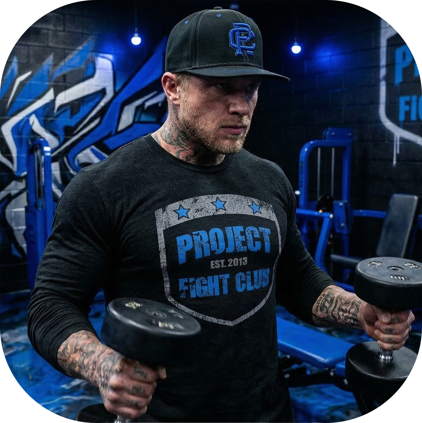 BLACK LONG SLEEVE TEE #4 - SUPPORT POLICE