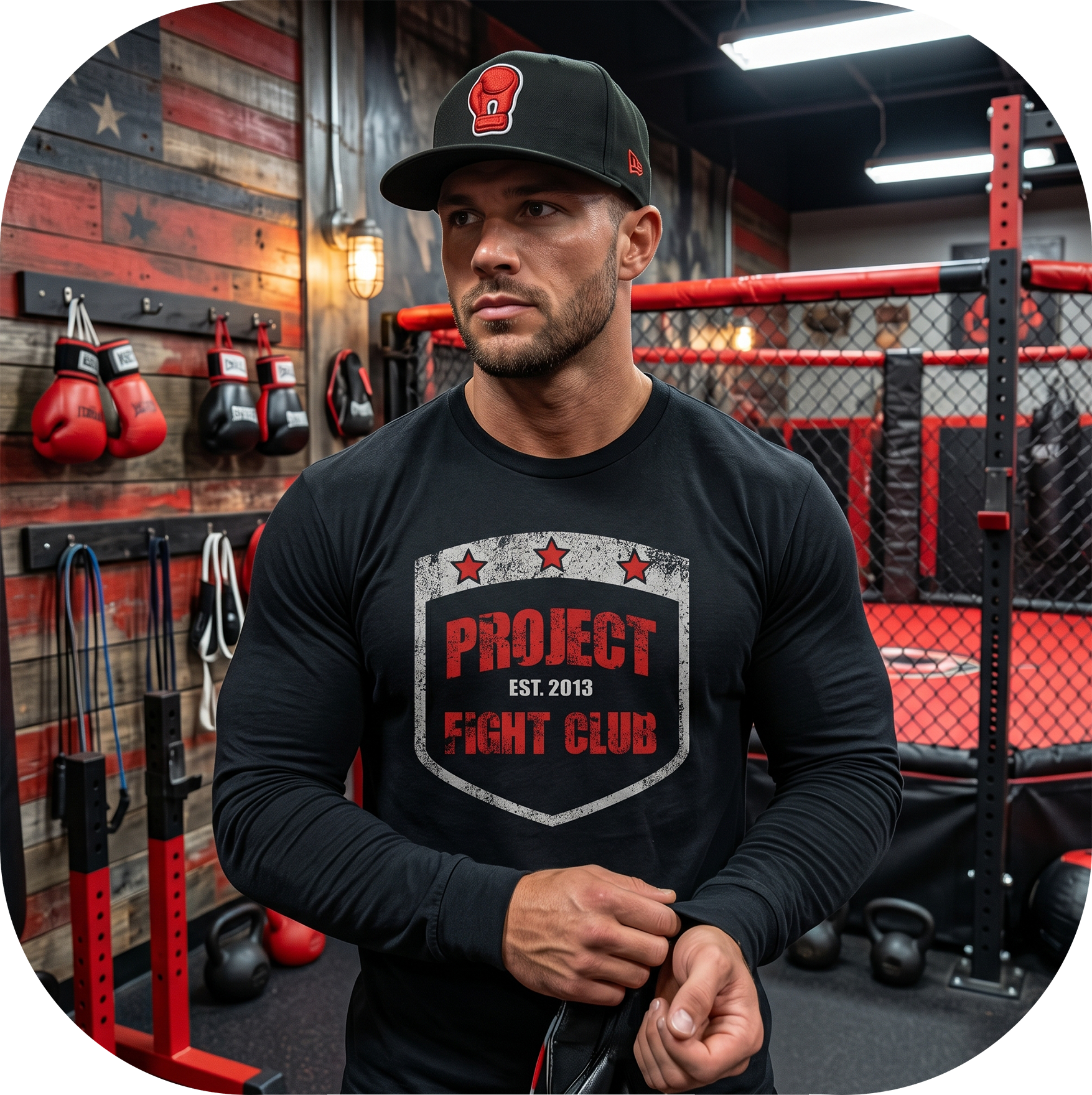 BLACK LONG SLEEVE TEE #5 - HONOR FIREFIGHTERS & EMTs