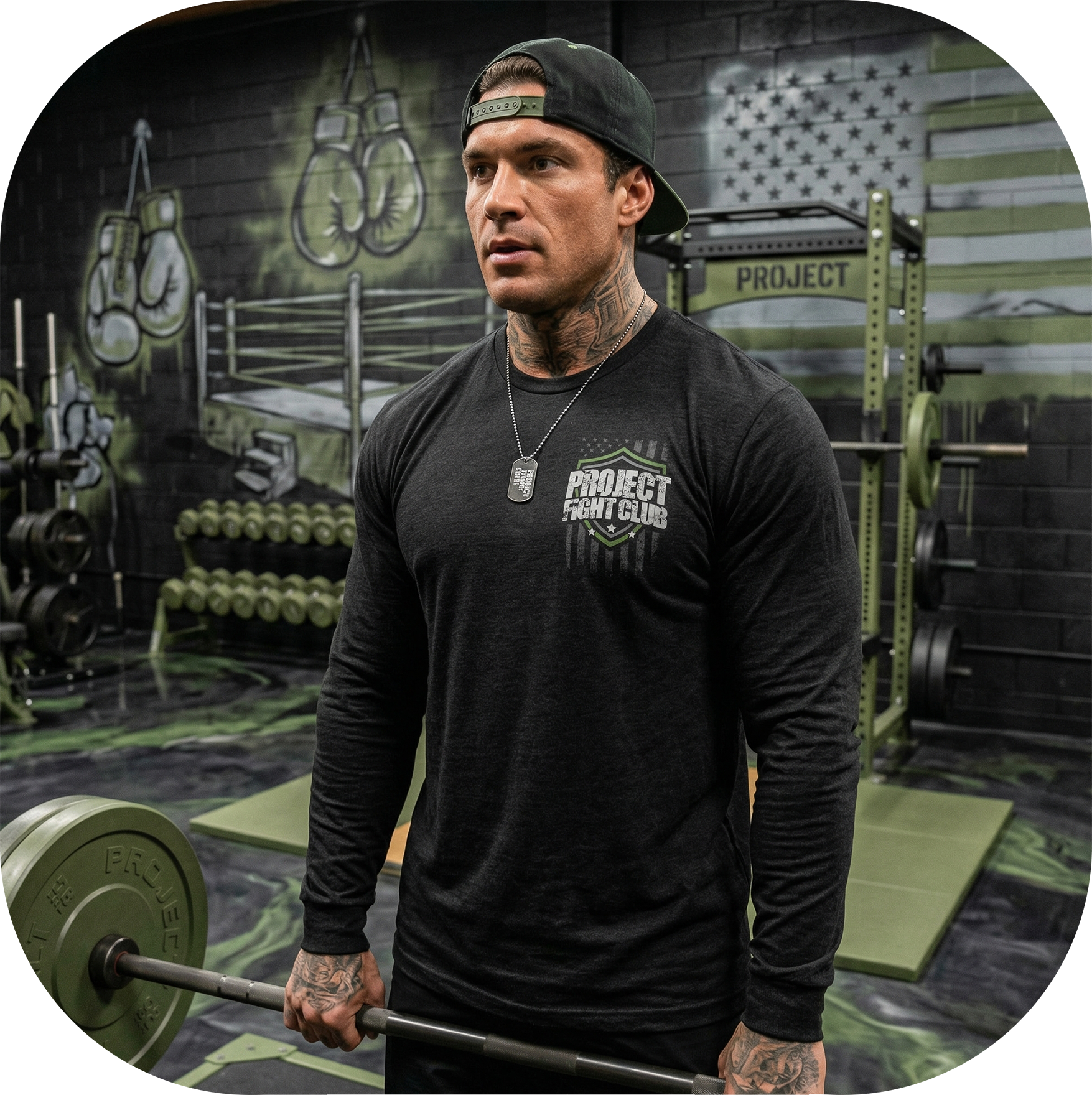 BLACK LONG SLEEVE TEE 6 - HONOR SOLDIERS & VETERANS