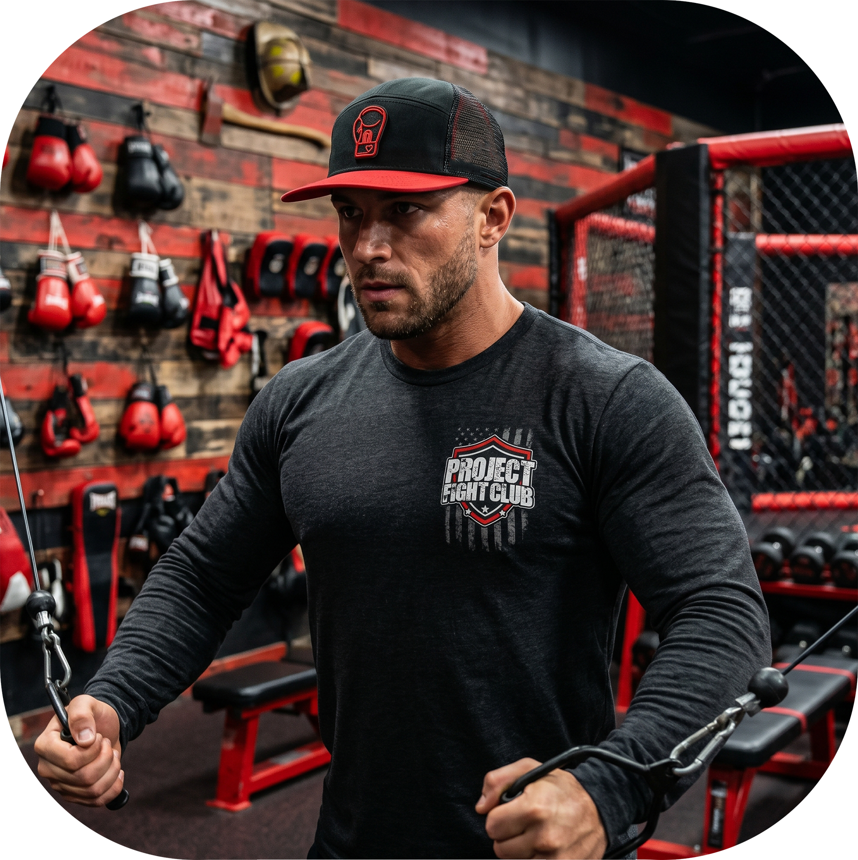 BLACK LONG SLEEVE TEE #6 - HONOR FIREFIGHTERS & EMTs