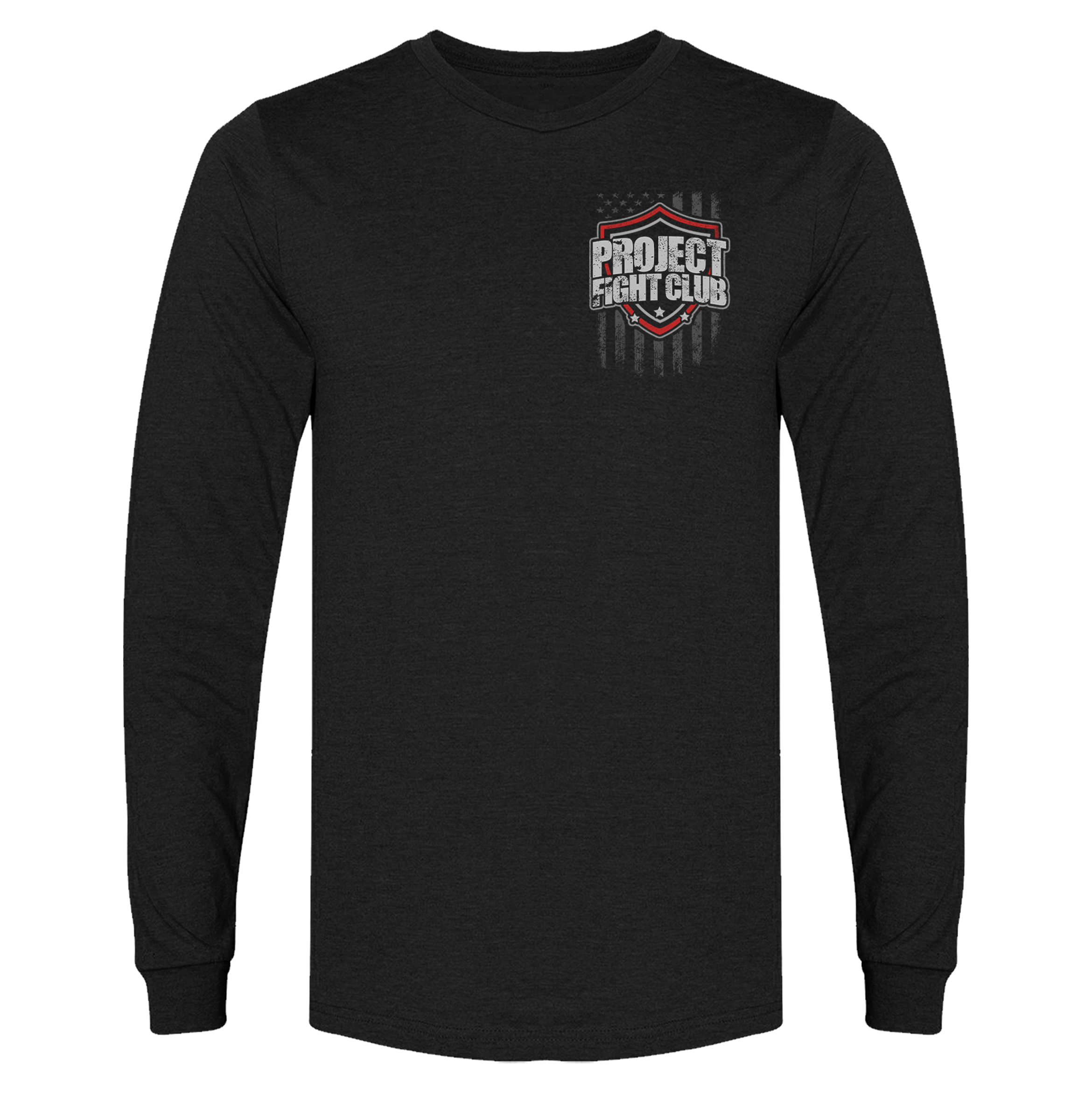 BLACK LONG SLEEVE TEE #6 - HONOR FIREFIGHTERS & EMTs