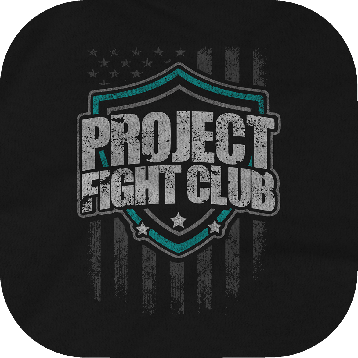 BLACK BASEBALL TEE #6 - FIGHT ADDICTION