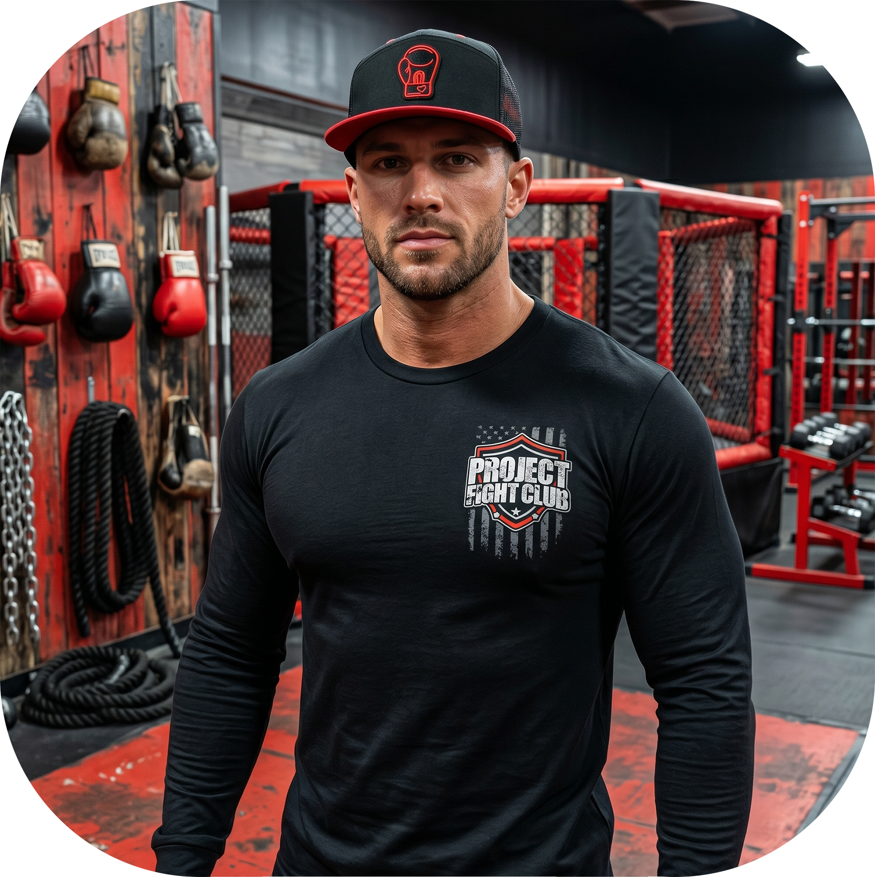 BLACK LONG SLEEVE TEE #6 - HONOR FIREFIGHTERS & EMTs