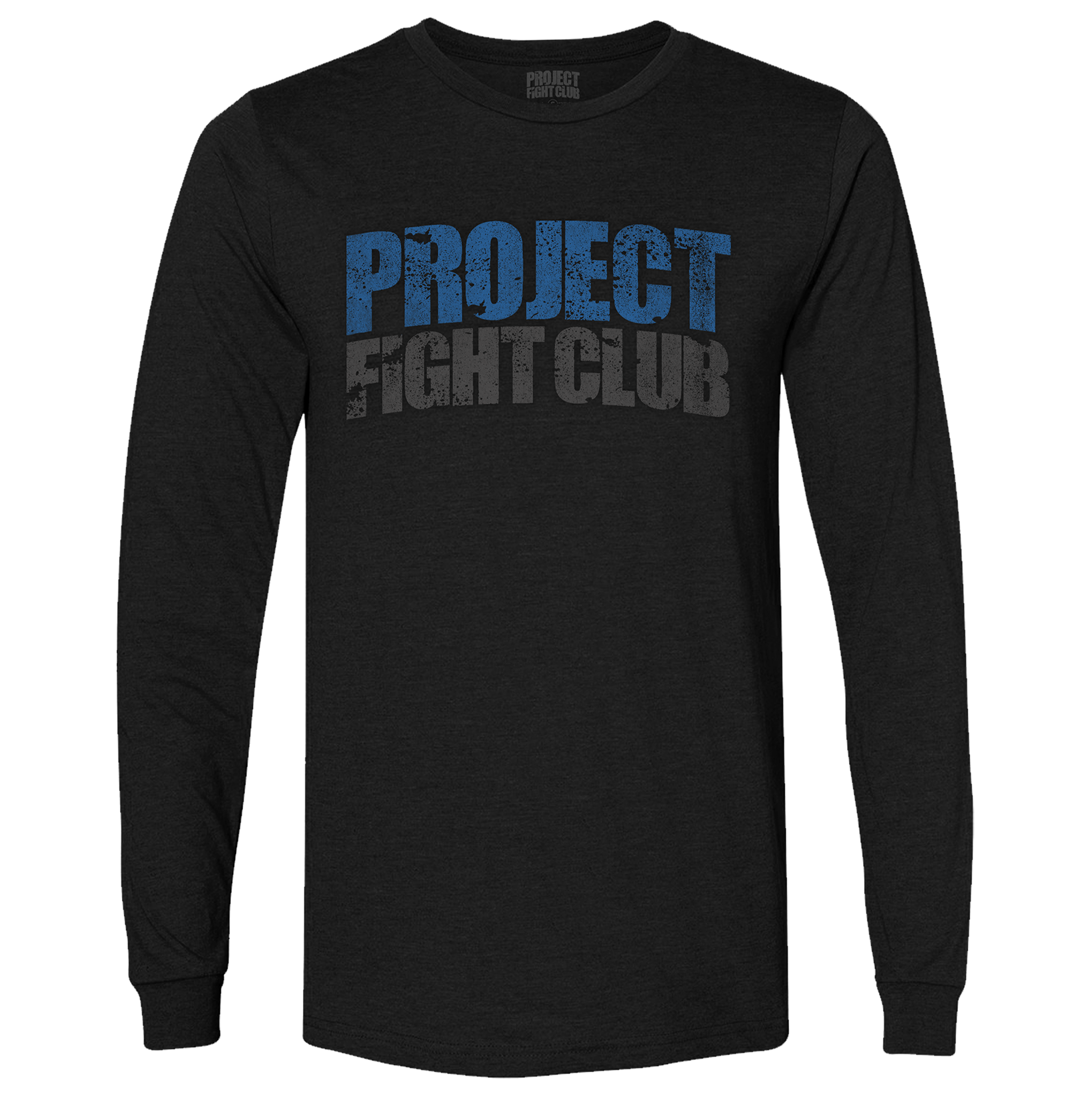 BLACK LONG SLEEVE T-SHIRT - SUPPORT POLICE