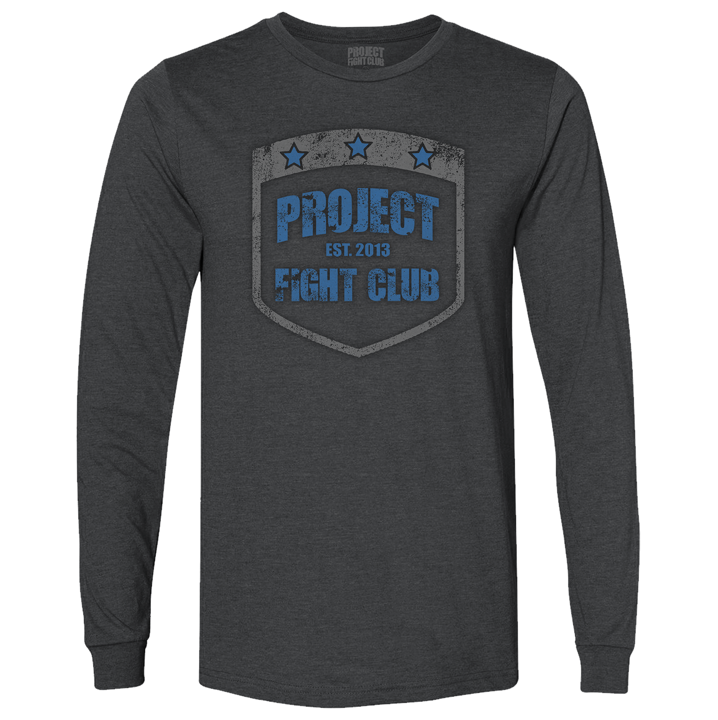 CHARCOAL LONG SLEEVE TEE - POLICE