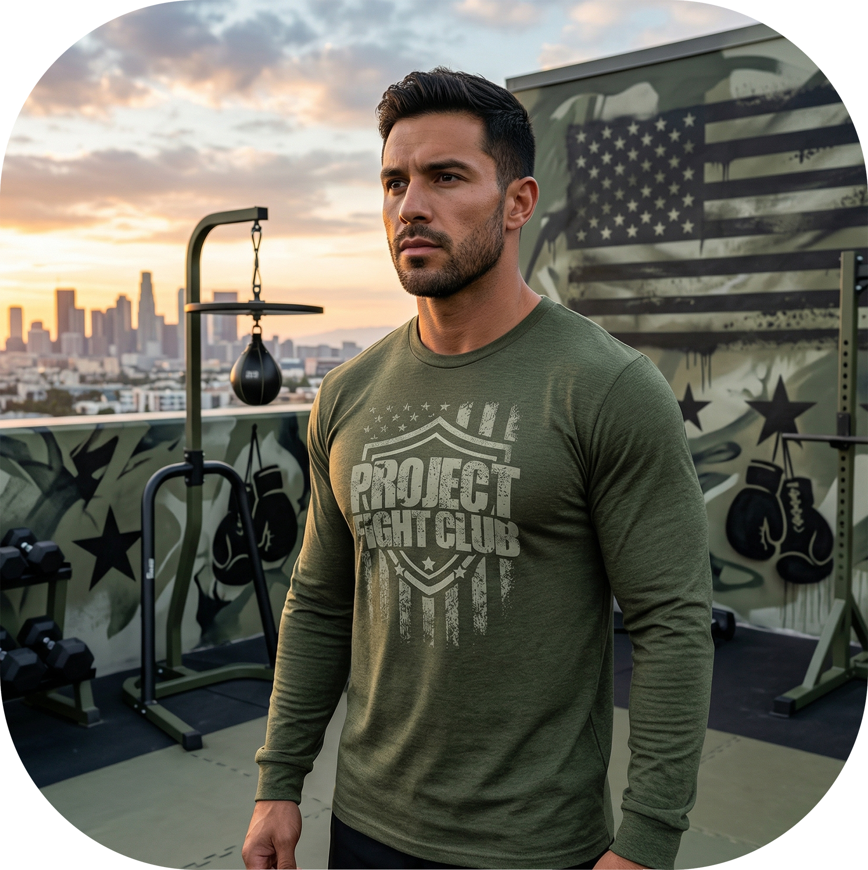 MILITARY GREEN LONG SLEEVE 2 - HONOR SOLDIERS & VETERANS