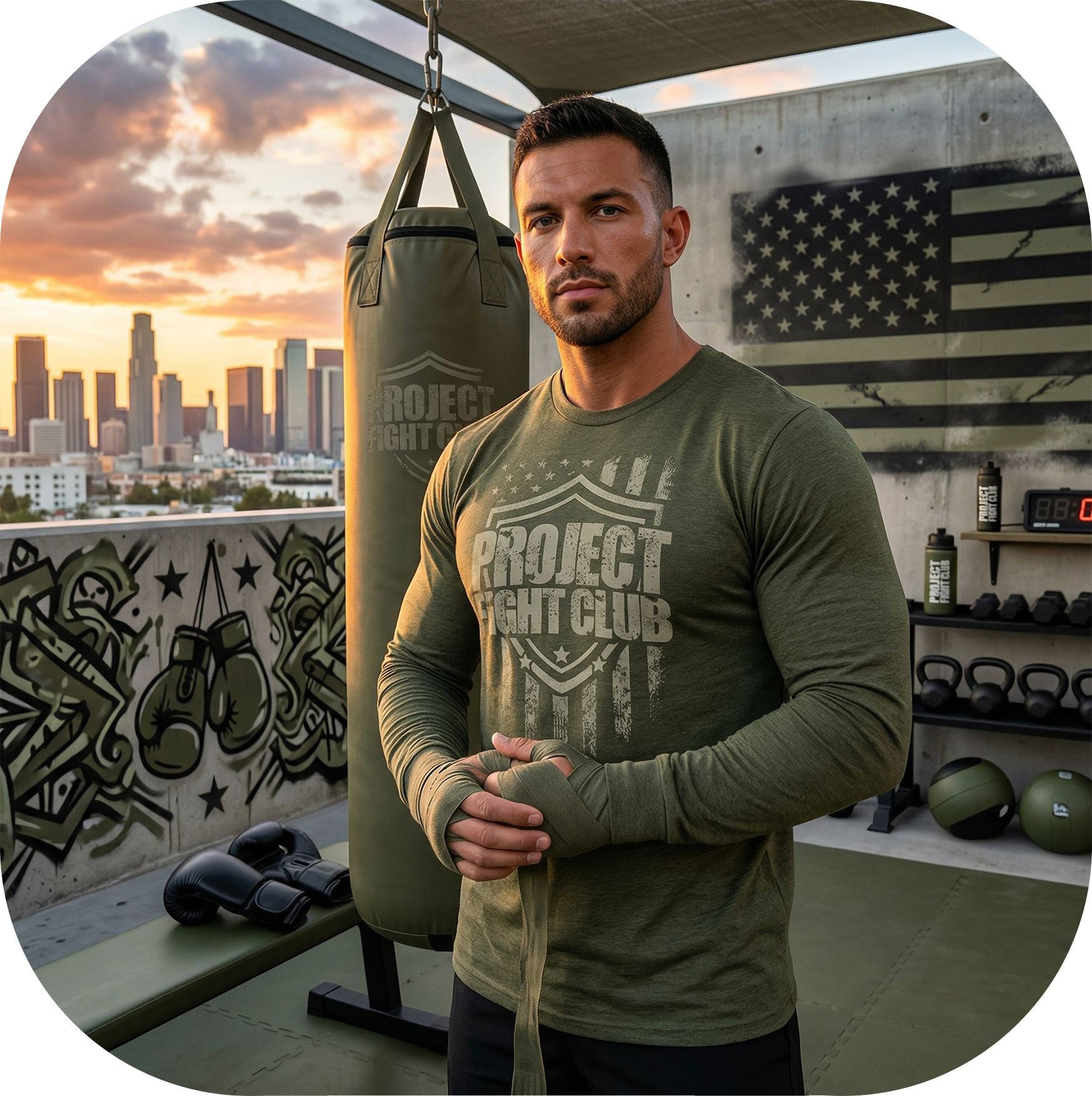 MILITARY GREEN LONG SLEEVE 2 - HONOR SOLDIERS & VETERANS