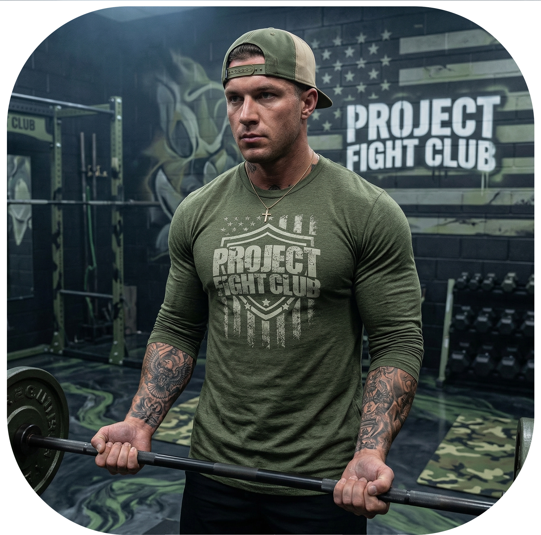MILITARY GREEN LONG SLEEVE 2 - HONOR SOLDIERS & VETERANS