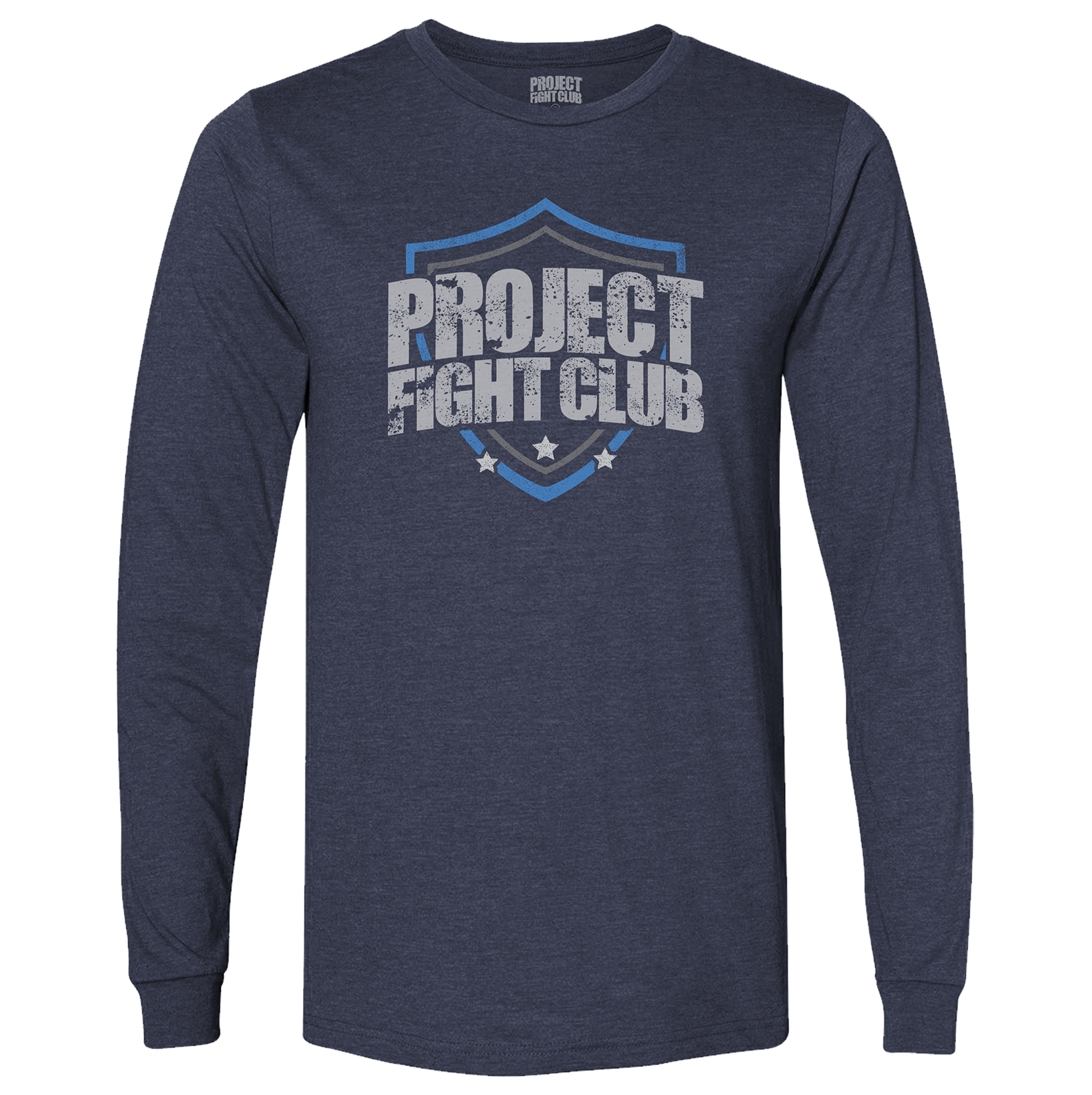 NAVY LONG SLEEVE TEE - SUPPORT POLICE