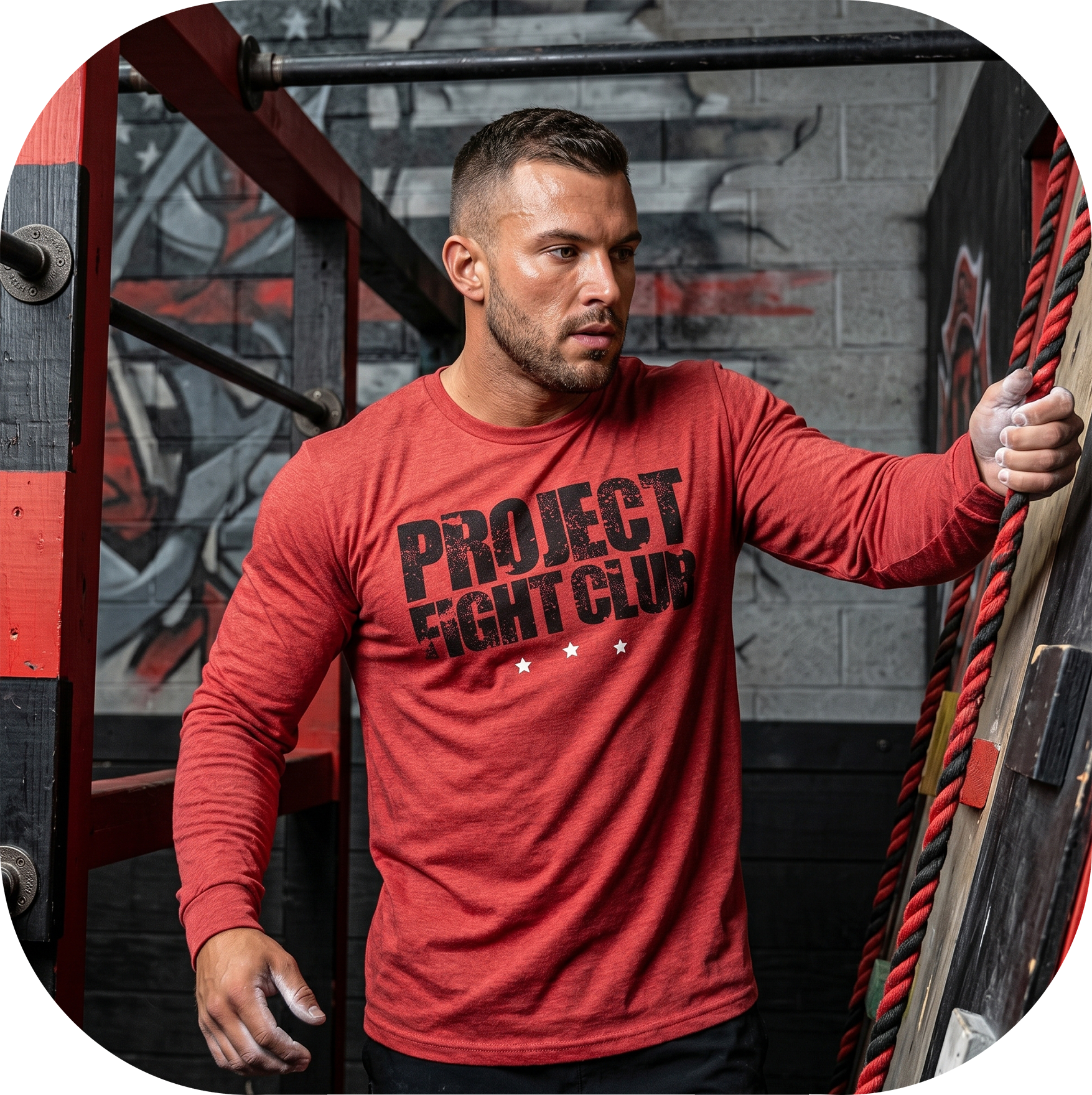RED LONG SLEEVE TEE - HONOR FIREFIGHTERS & EMTs