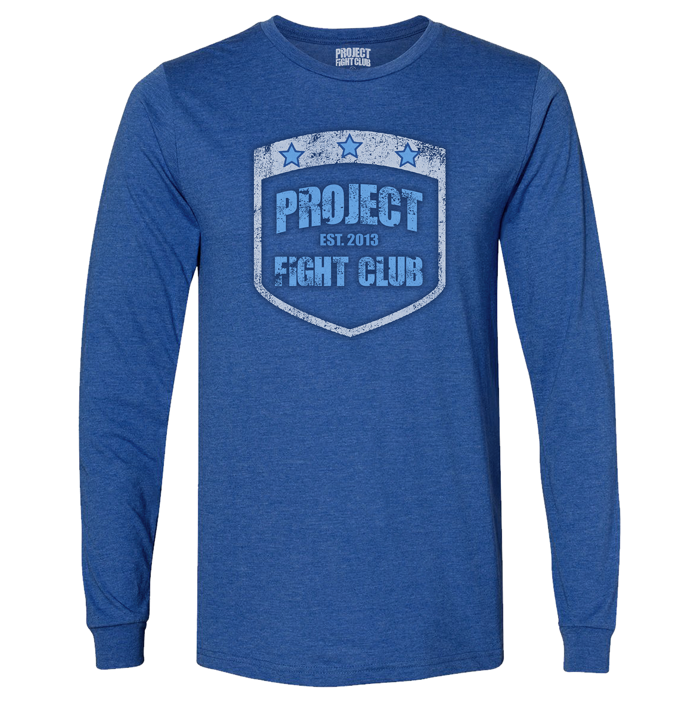 ROYAL BLUE LONG SLEEVE TEE - SUPPORT POLICE