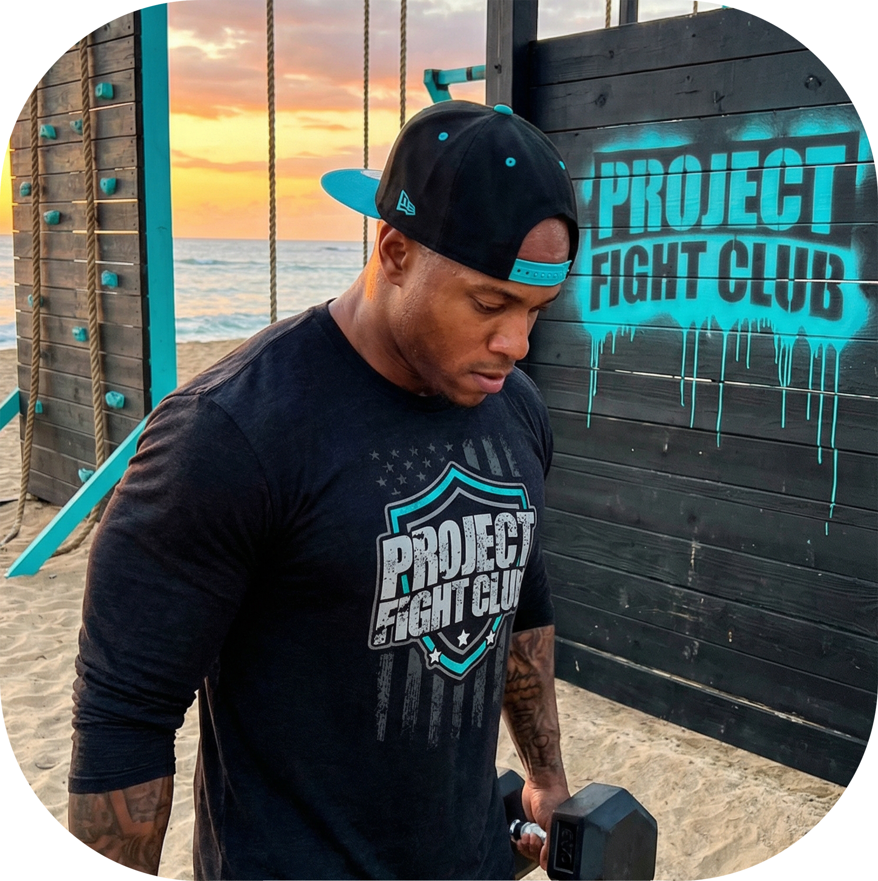 MENS BLACK LONG SLEEVE TEE #3 - FIGHT ADDICTION