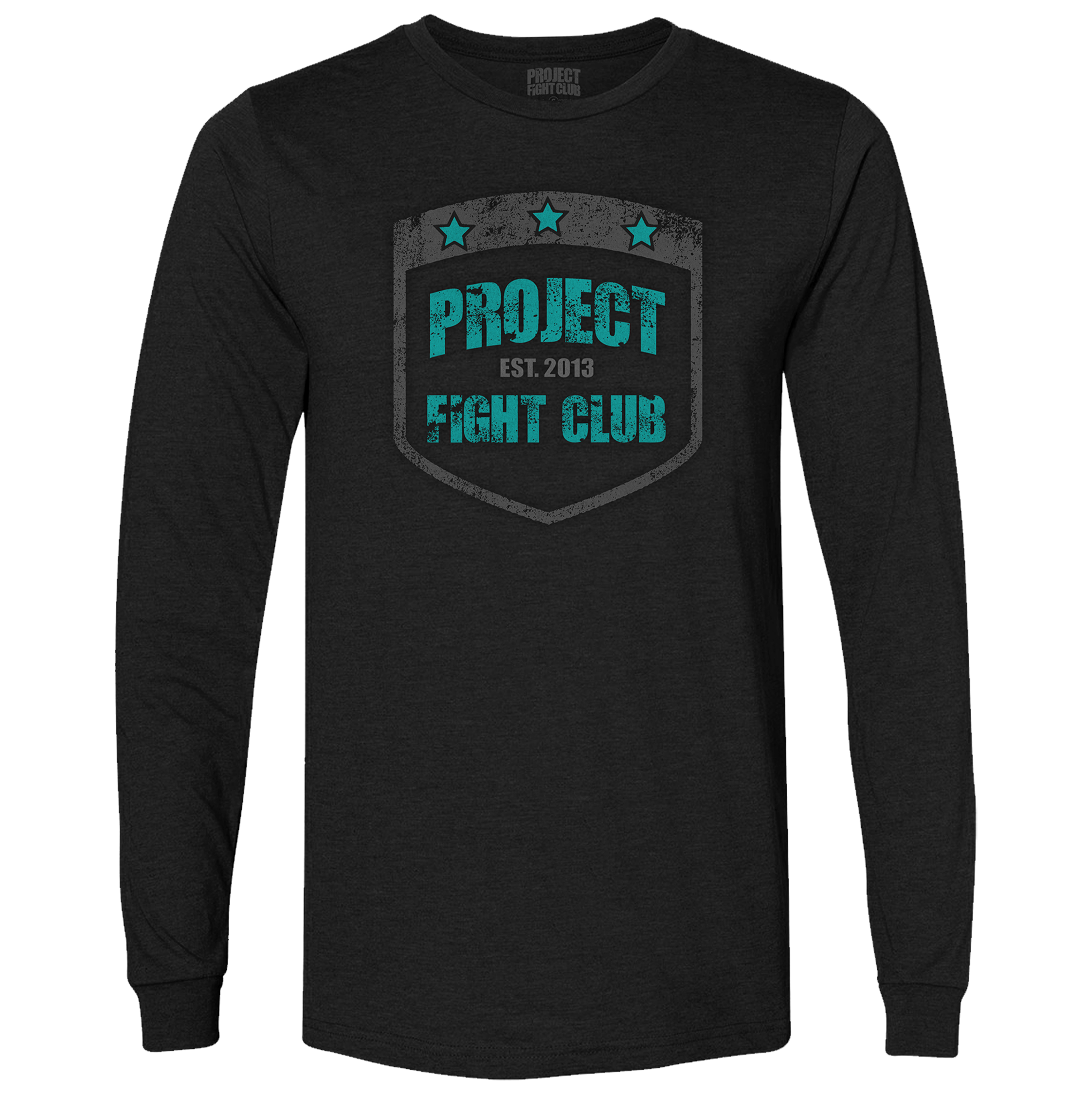 MENS BLACK LONG SLEEVE TEE #4 - FIGHT ADDICTION