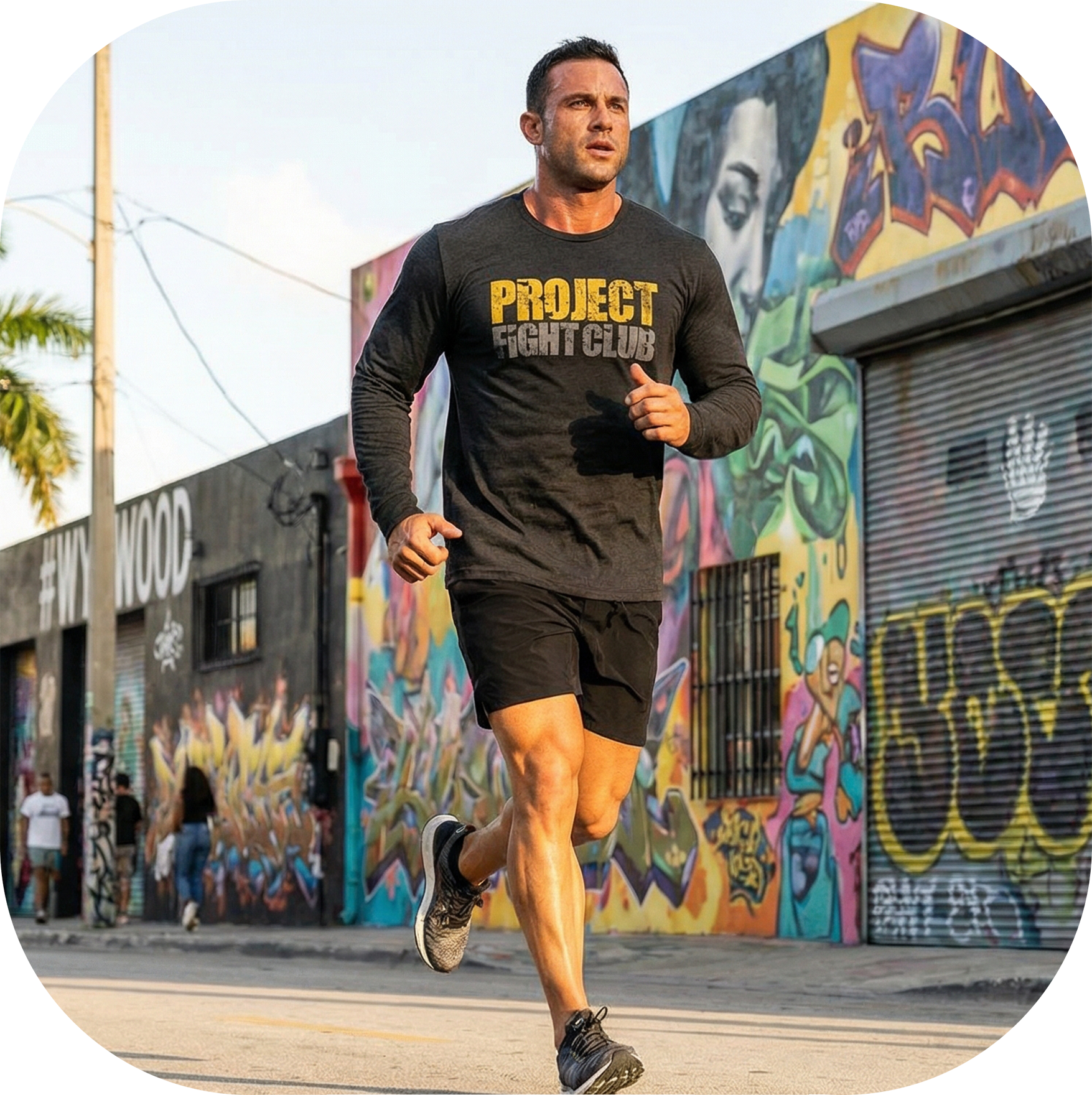 MENS BLACK LONG SLEEVE TEE - PROTECT ANIMALS & WILDLIFE
